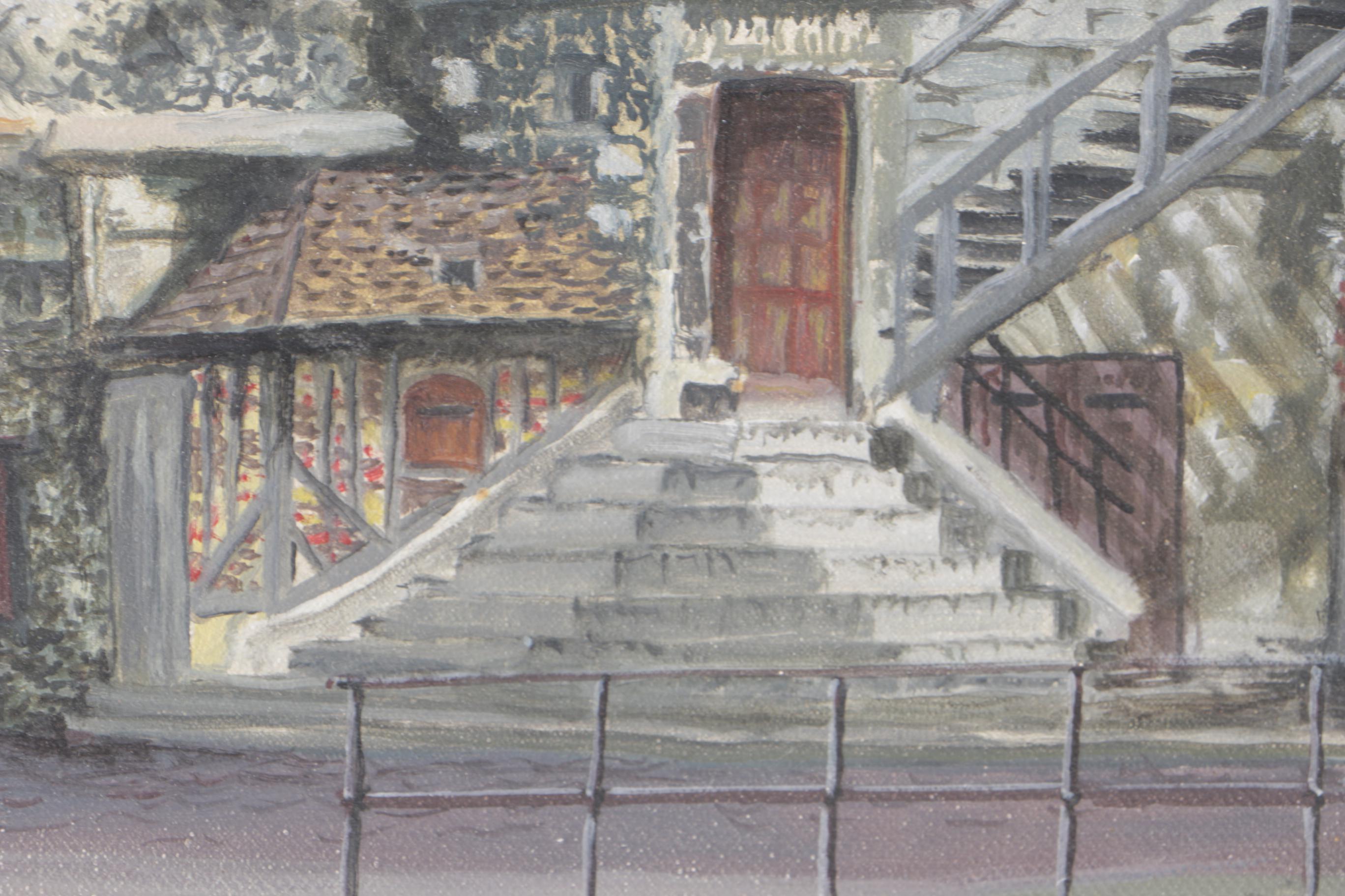 Duchemin Oil on Canvas "Honfleur"