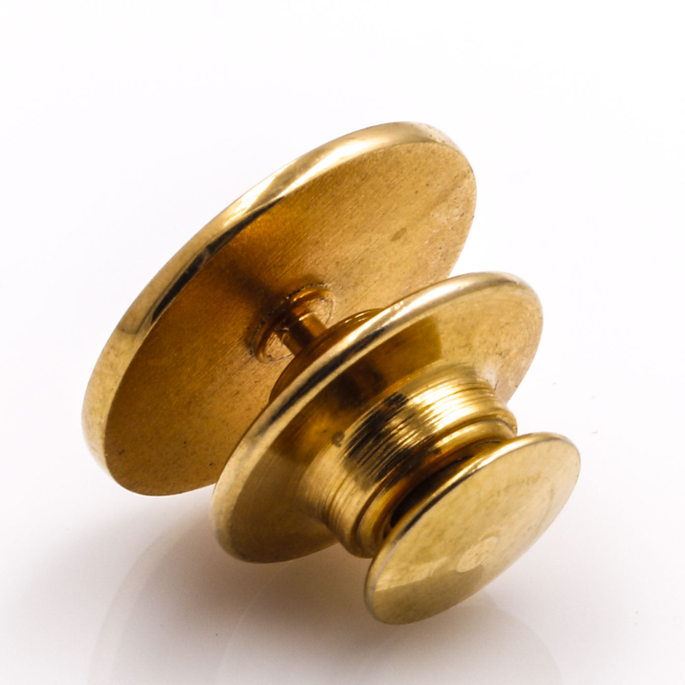 Two-Tone Jewelry With Enameled Michigan University Lapel Pin