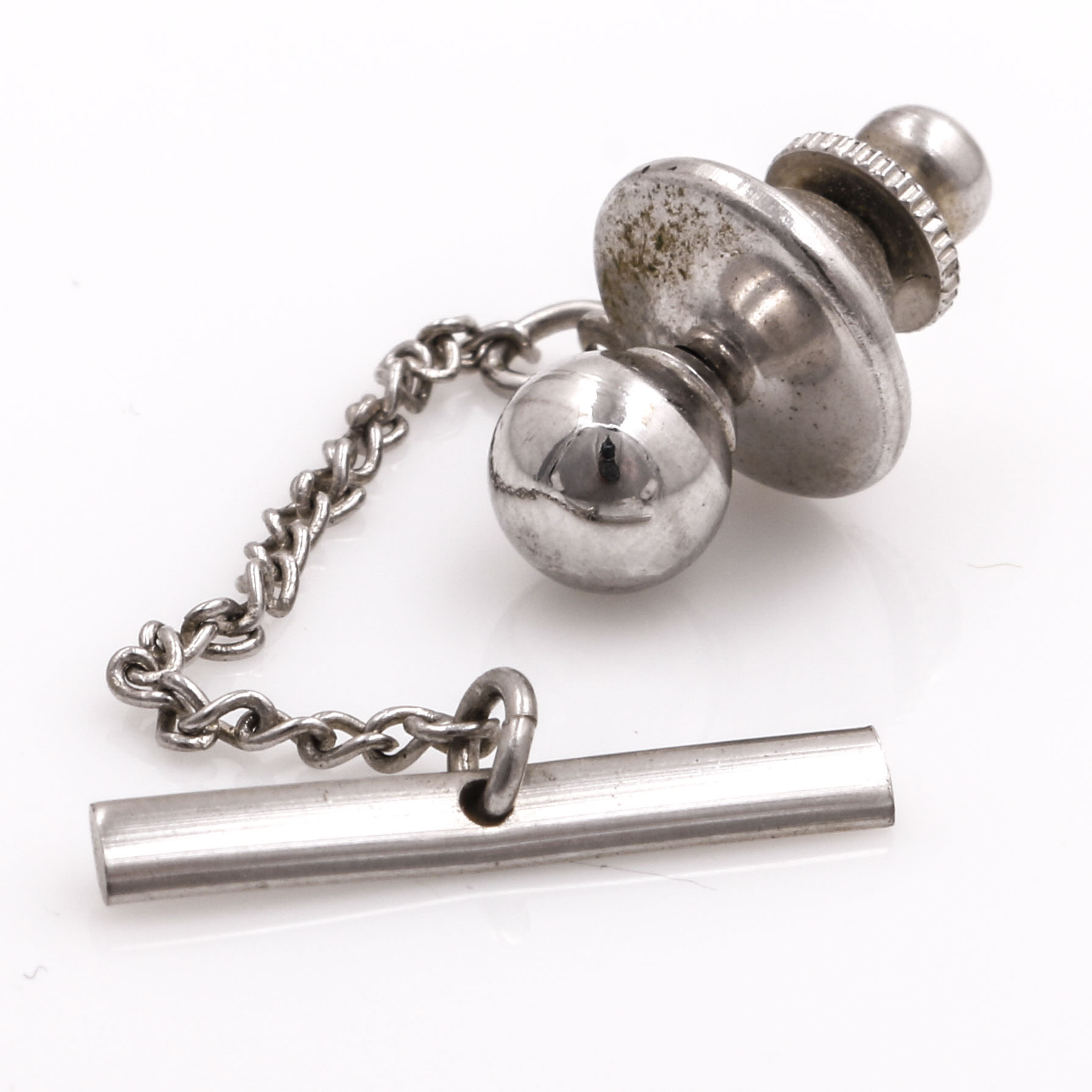 Two-Tone Jewelry With Enameled Michigan University Lapel Pin