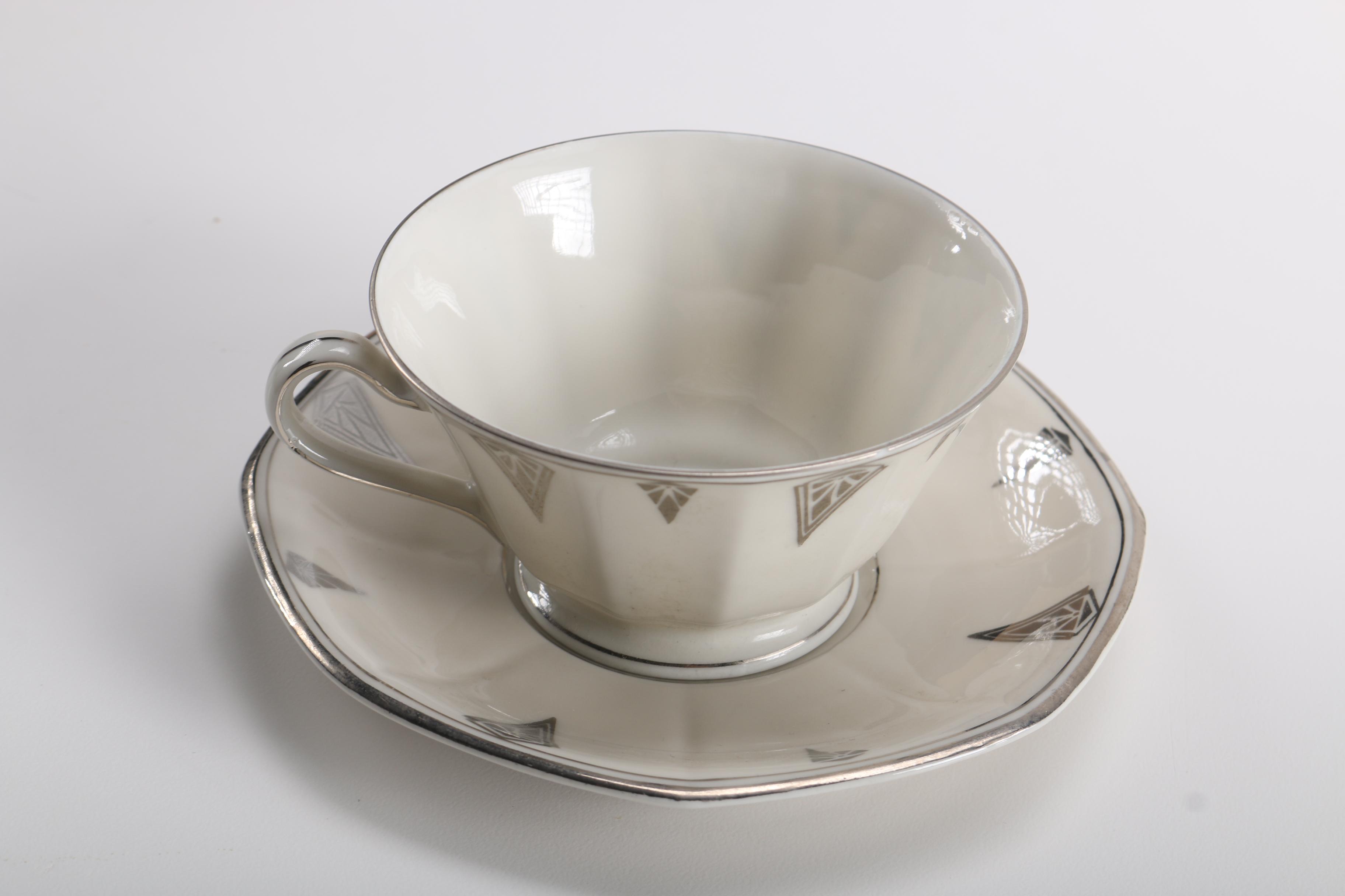 Cup and Saucer Assortment Including Shelley