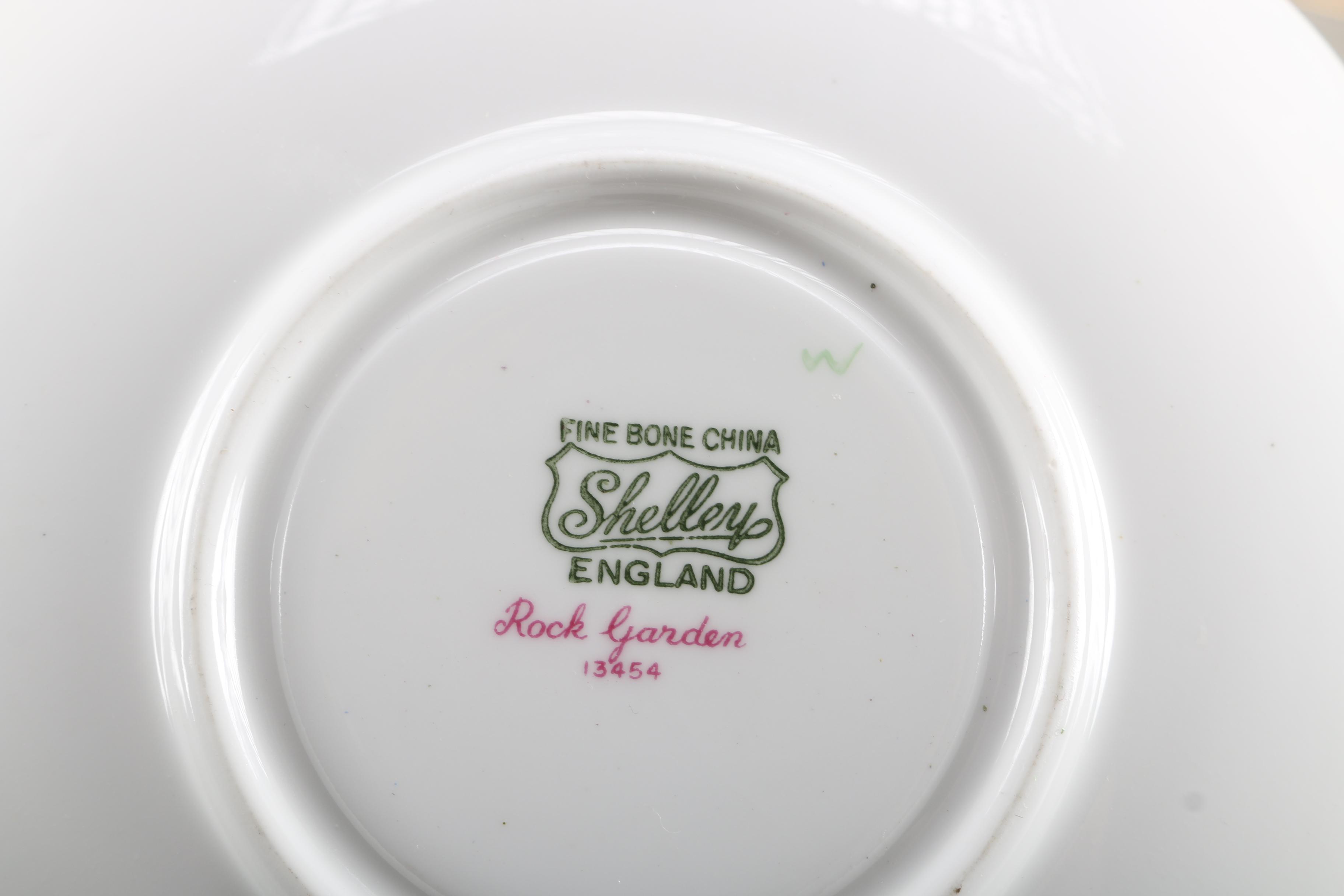 Cup and Saucer Assortment Including Shelley