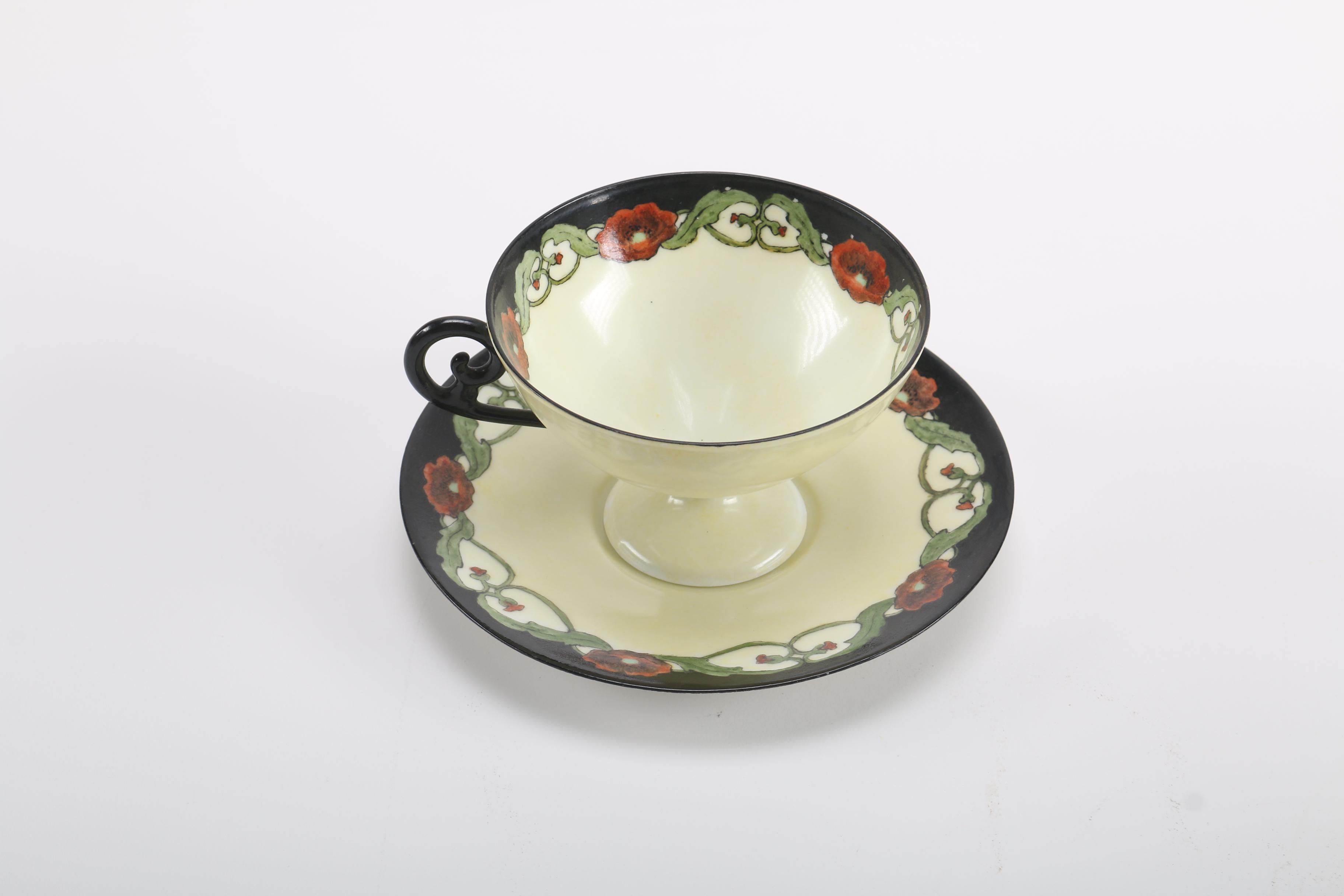 Cup and Saucer Assortment Including Shelley