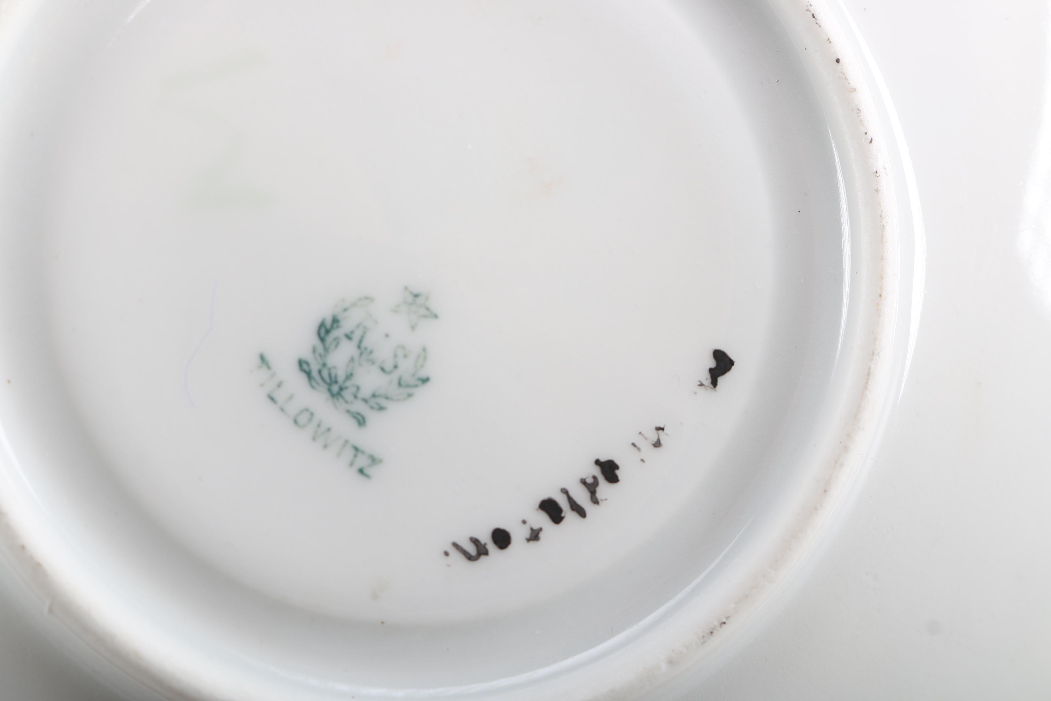 Cup and Saucer Assortment Including Shelley