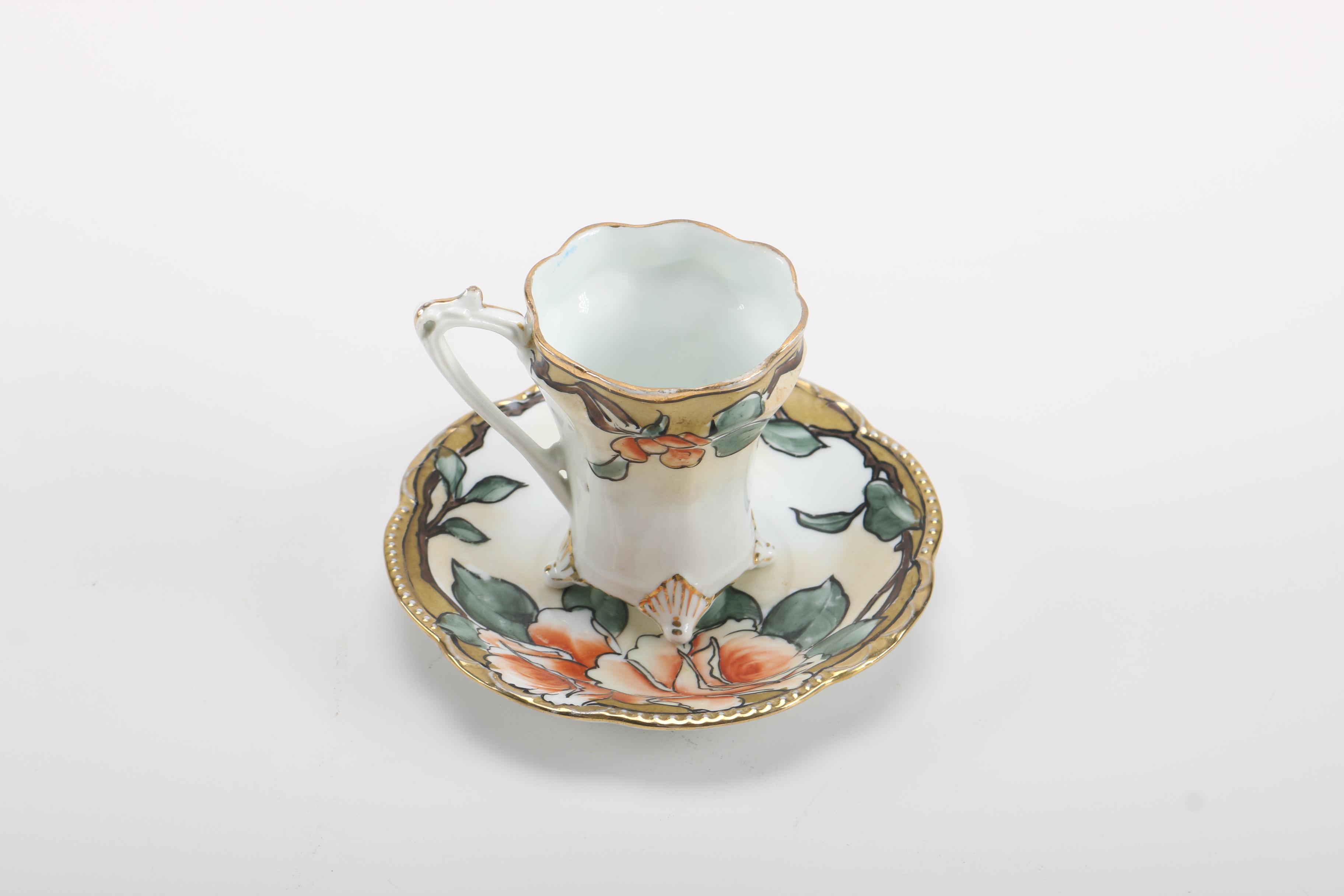 Cup and Saucer Assortment Including Shelley