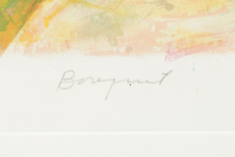 Emil Weddige Limited Edition Lithograph on Paper "Bouquet"