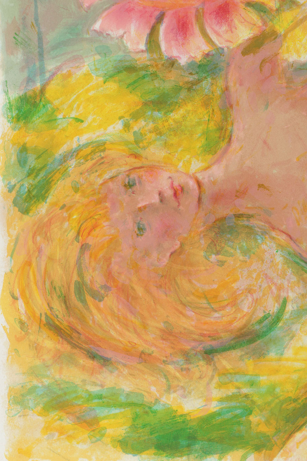 Emil Weddige Limited Edition Lithograph on Paper "Bouquet"