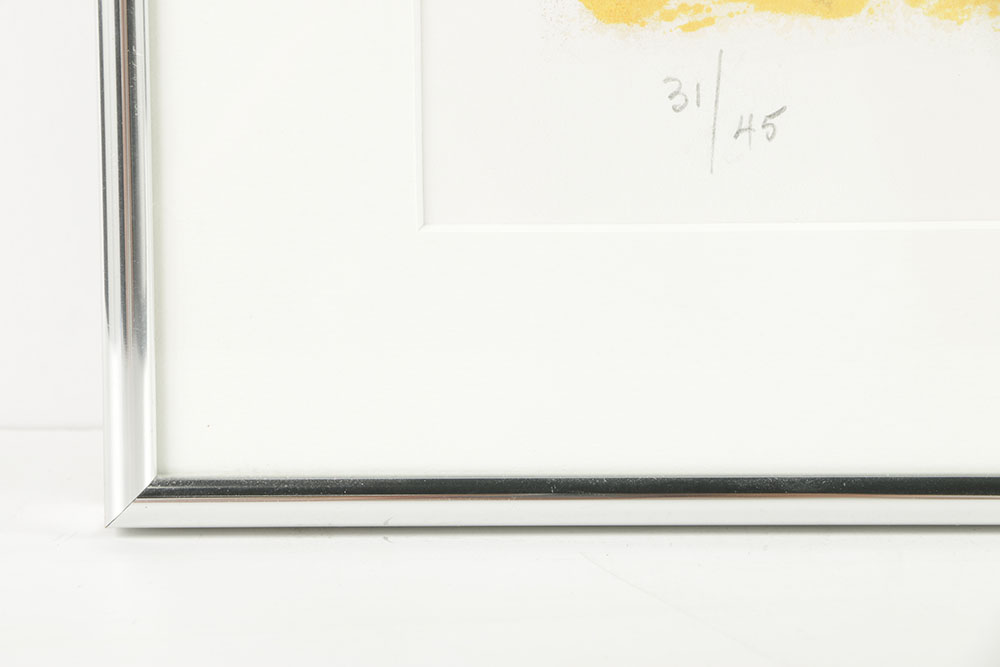 Emil Weddige Limited Edition Lithograph on Paper "Bouquet"