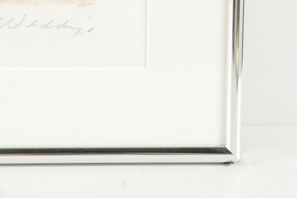 Emil Weddige Limited Edition Lithograph on Paper "Bouquet"