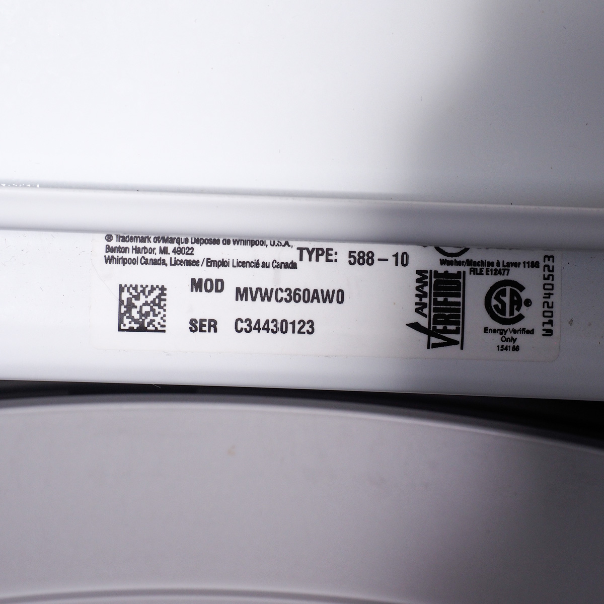 Maytag "Centennial" Washing Machine