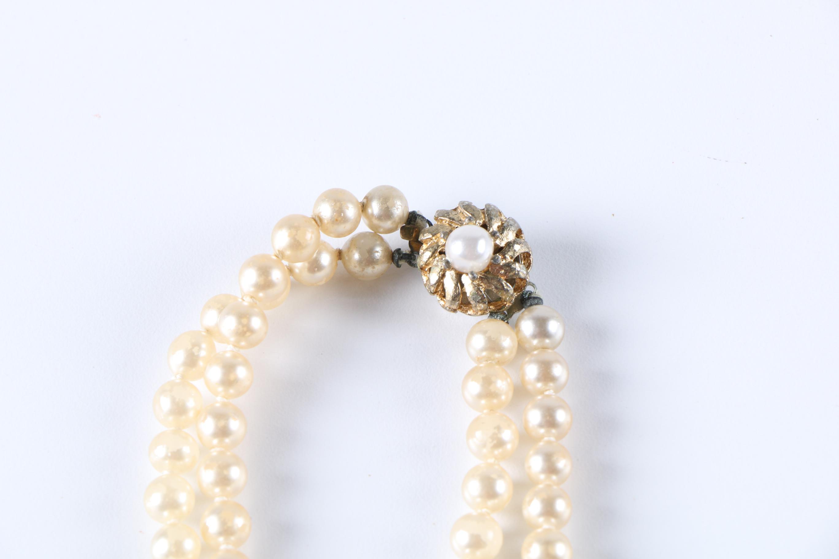 Vintage Faux Pearl Costume Jewelry