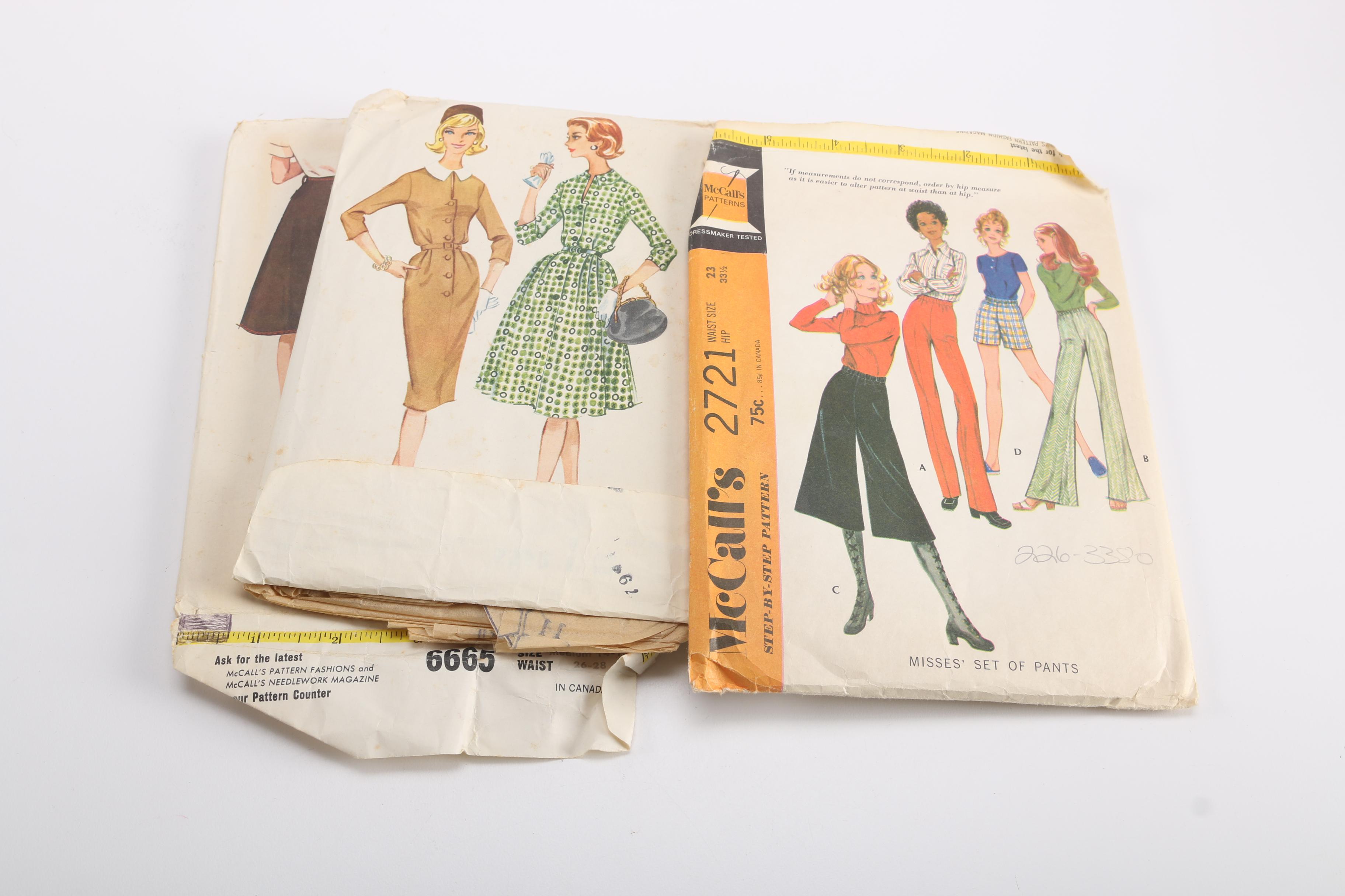 Vintage Sewing Patterns Including "The Art of Dressmaking"