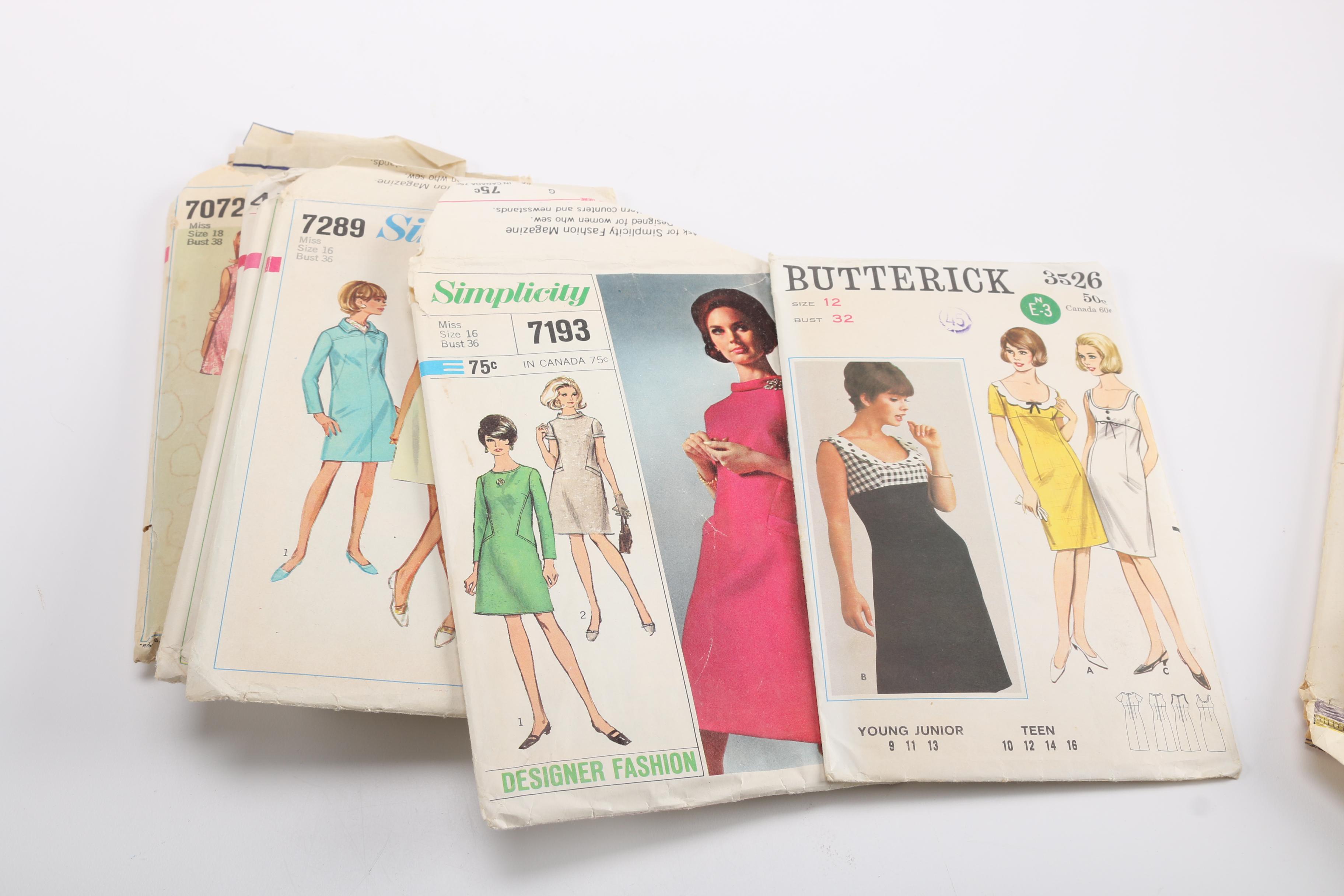 Vintage Sewing Patterns Including "The Art of Dressmaking"