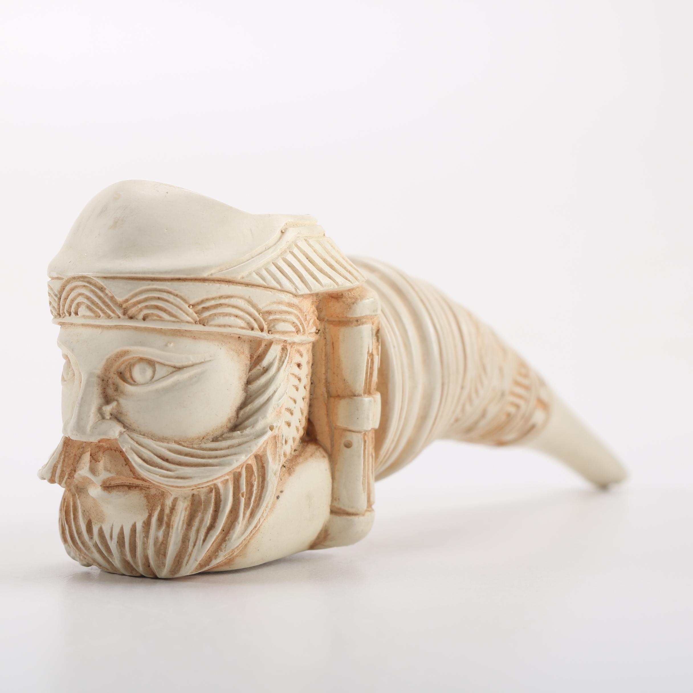 Hand-Carved Meerschaum Pipe