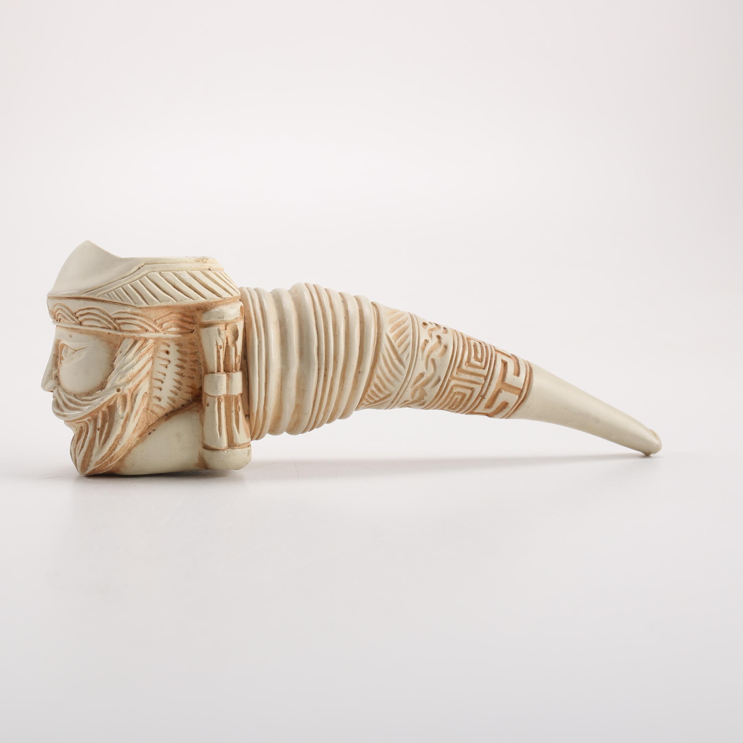 Hand-Carved Meerschaum Pipe