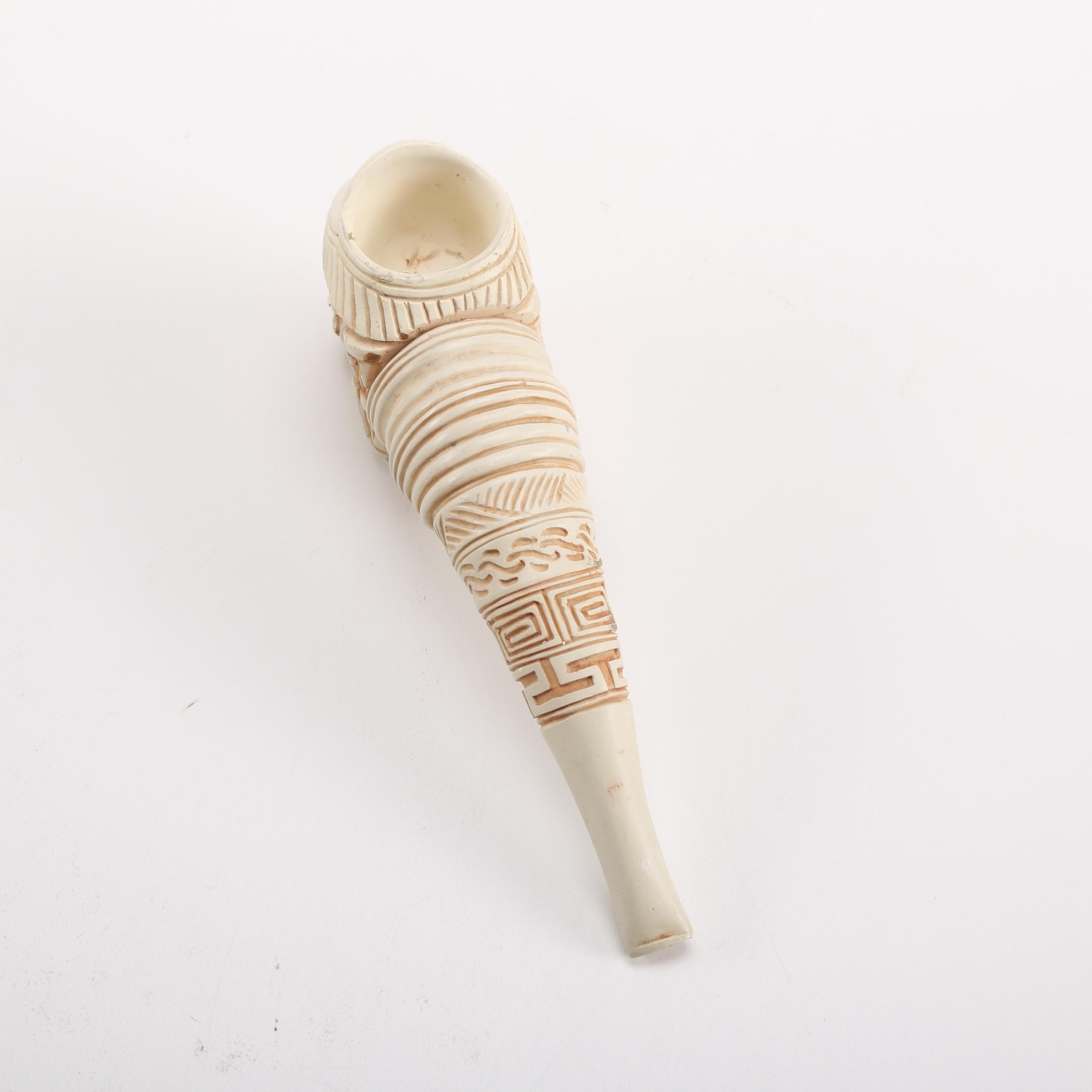 Hand-Carved Meerschaum Pipe