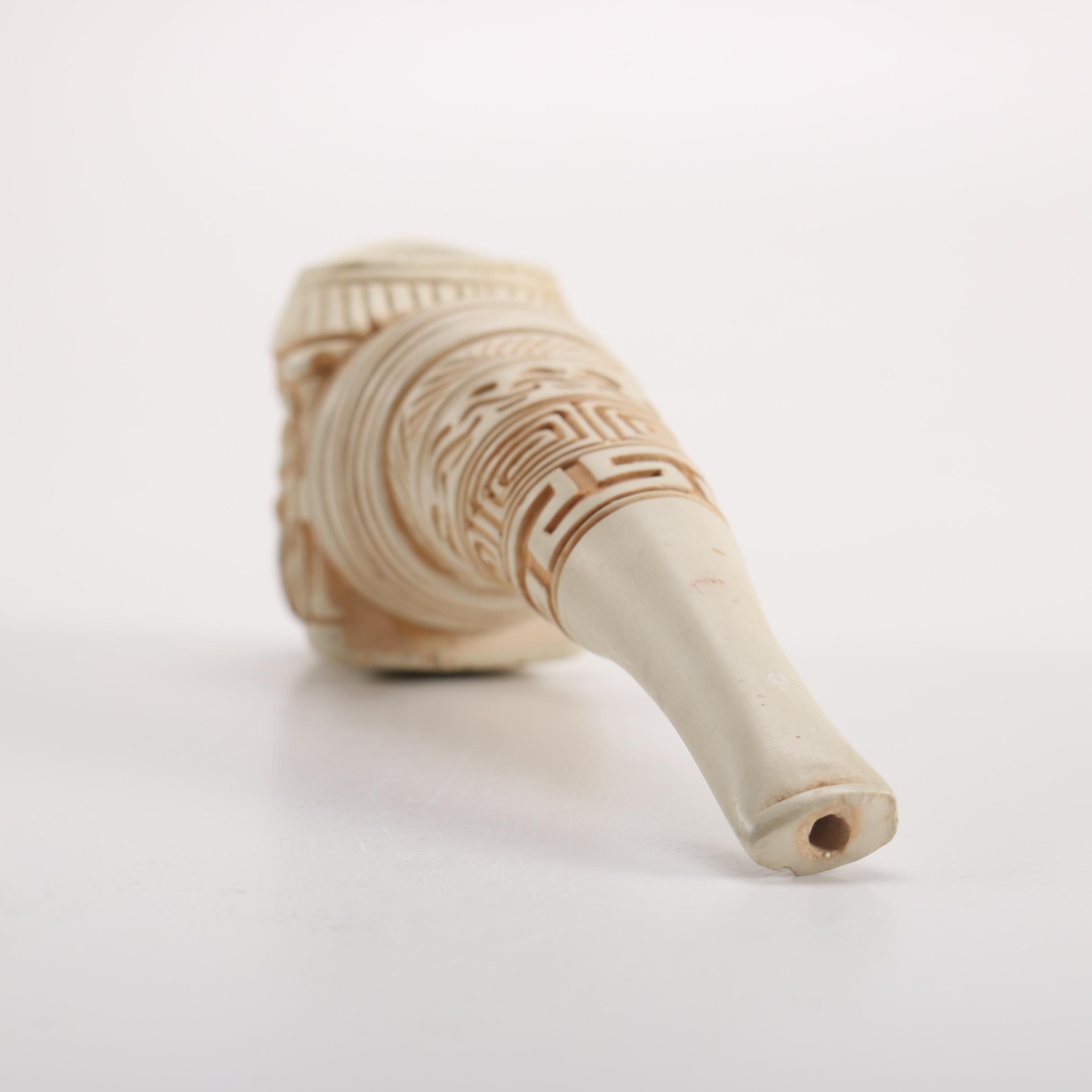 Hand-Carved Meerschaum Pipe