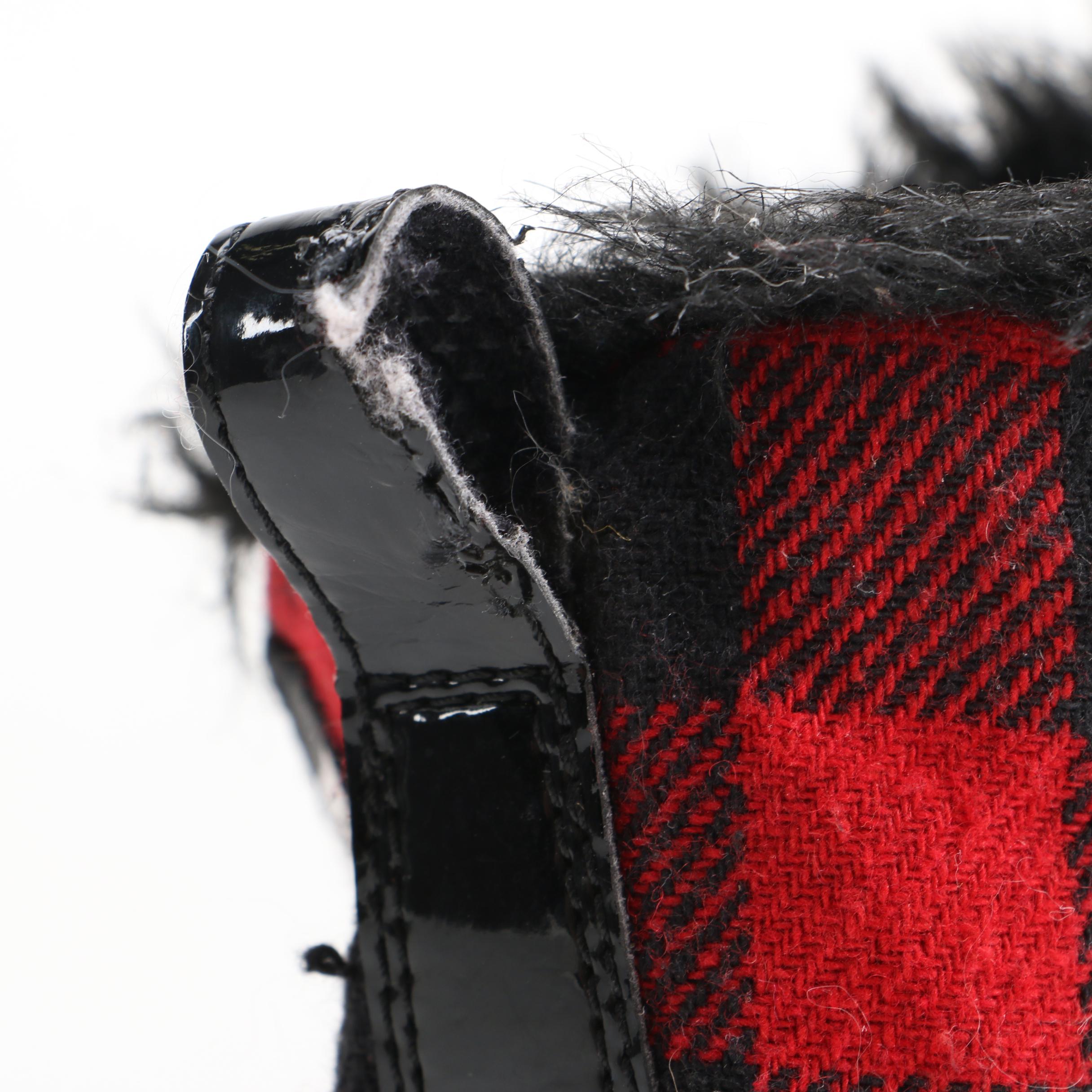 Sorel Red Plaid Snow Boots