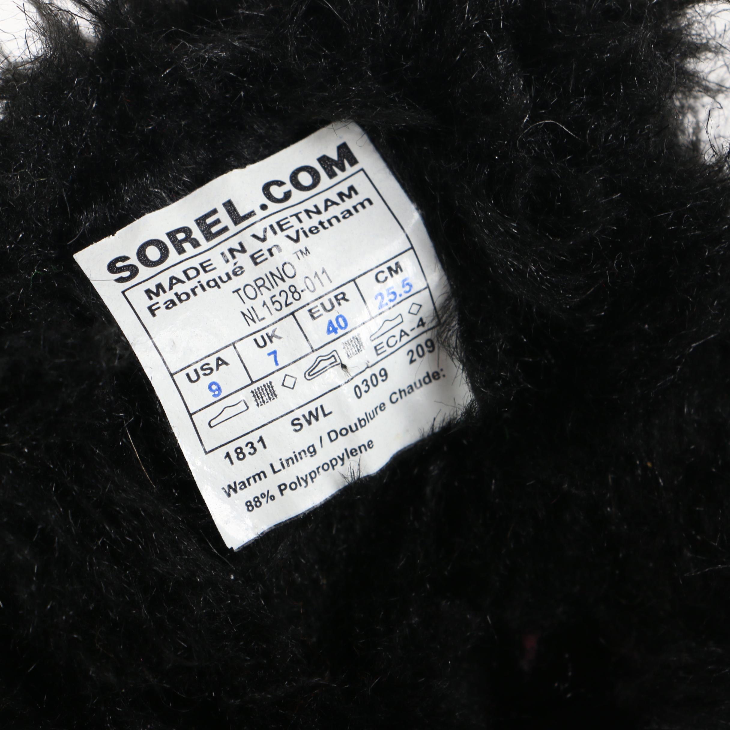 Sorel Red Plaid Snow Boots