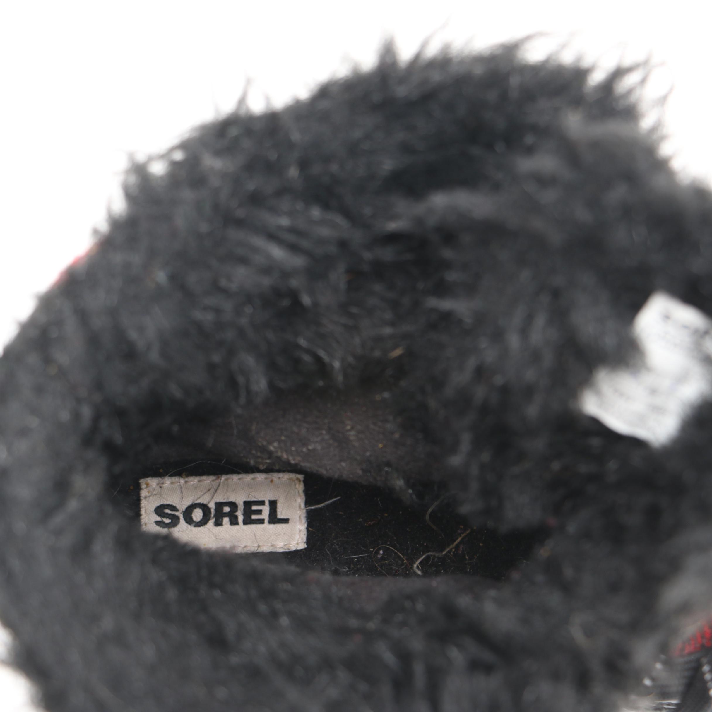 Sorel Red Plaid Snow Boots