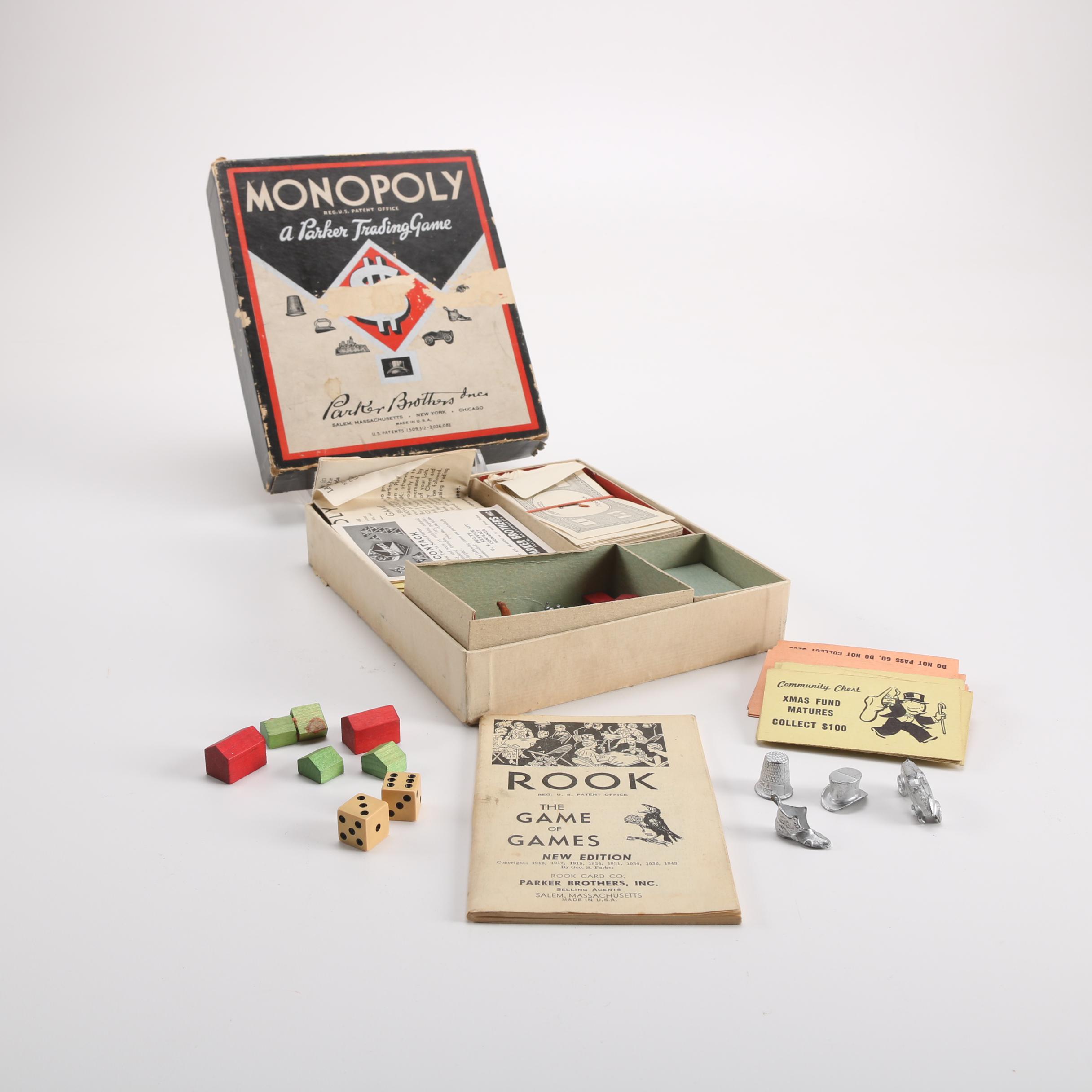 Circa 1943 Monopoly Game