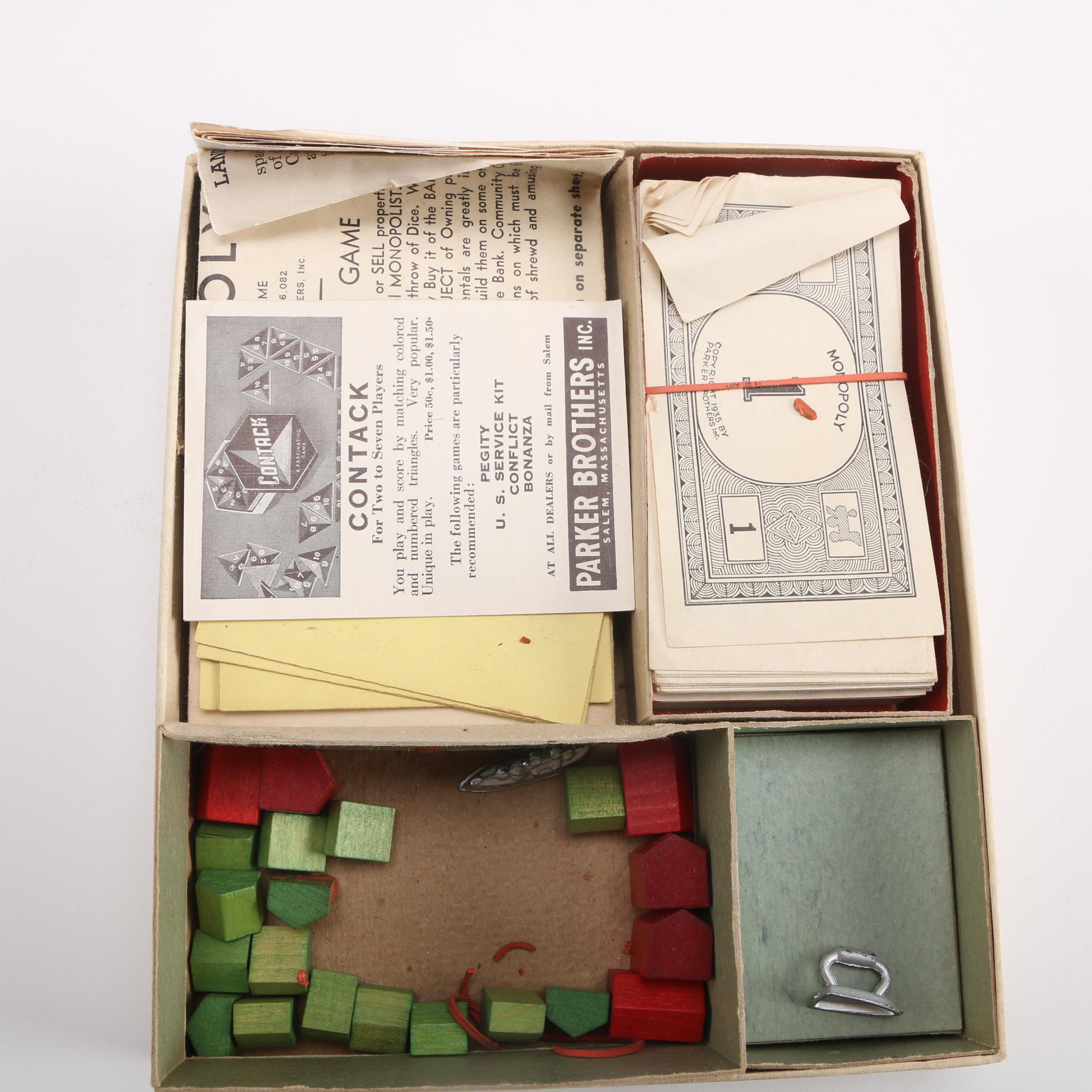 Circa 1943 Monopoly Game