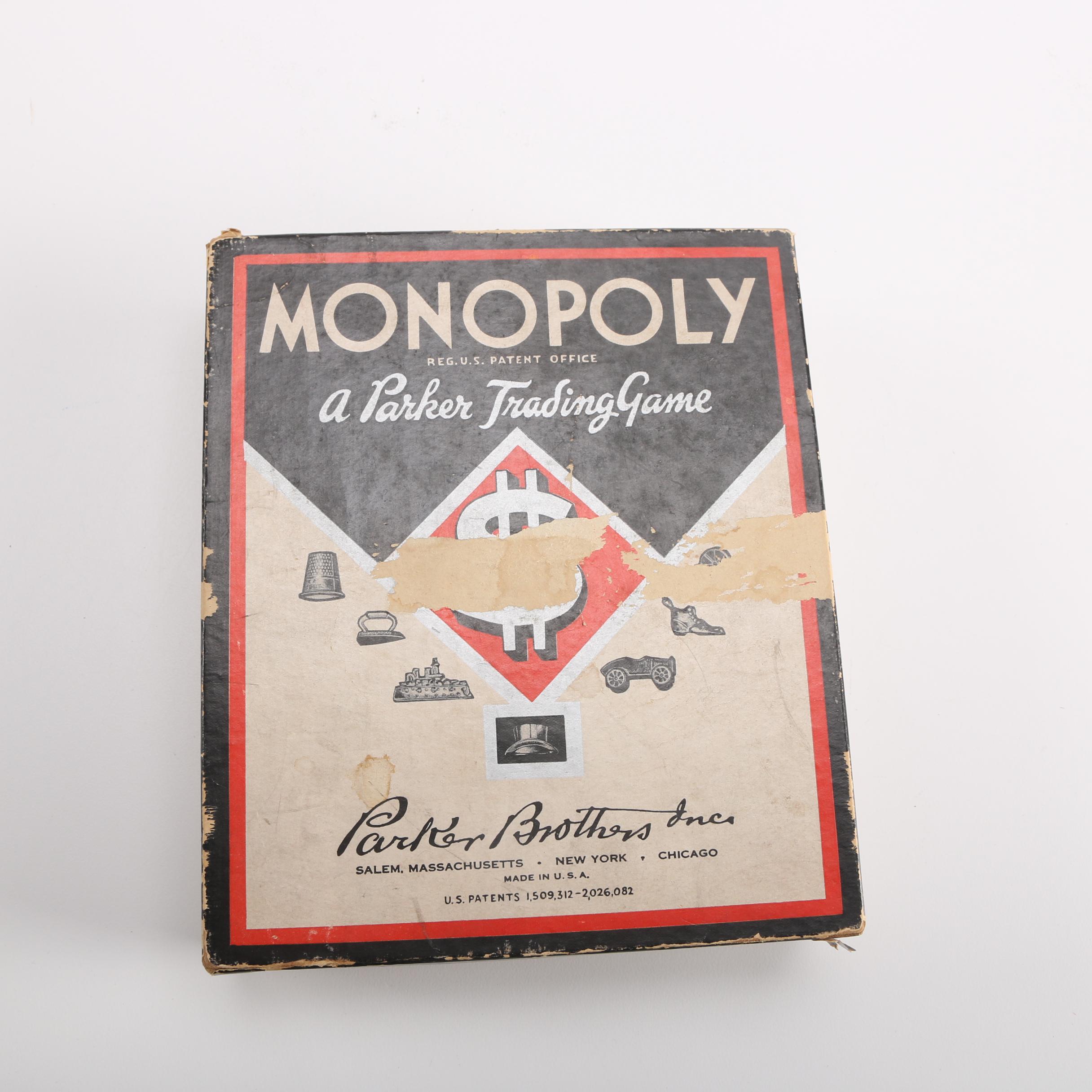 Circa 1943 Monopoly Game