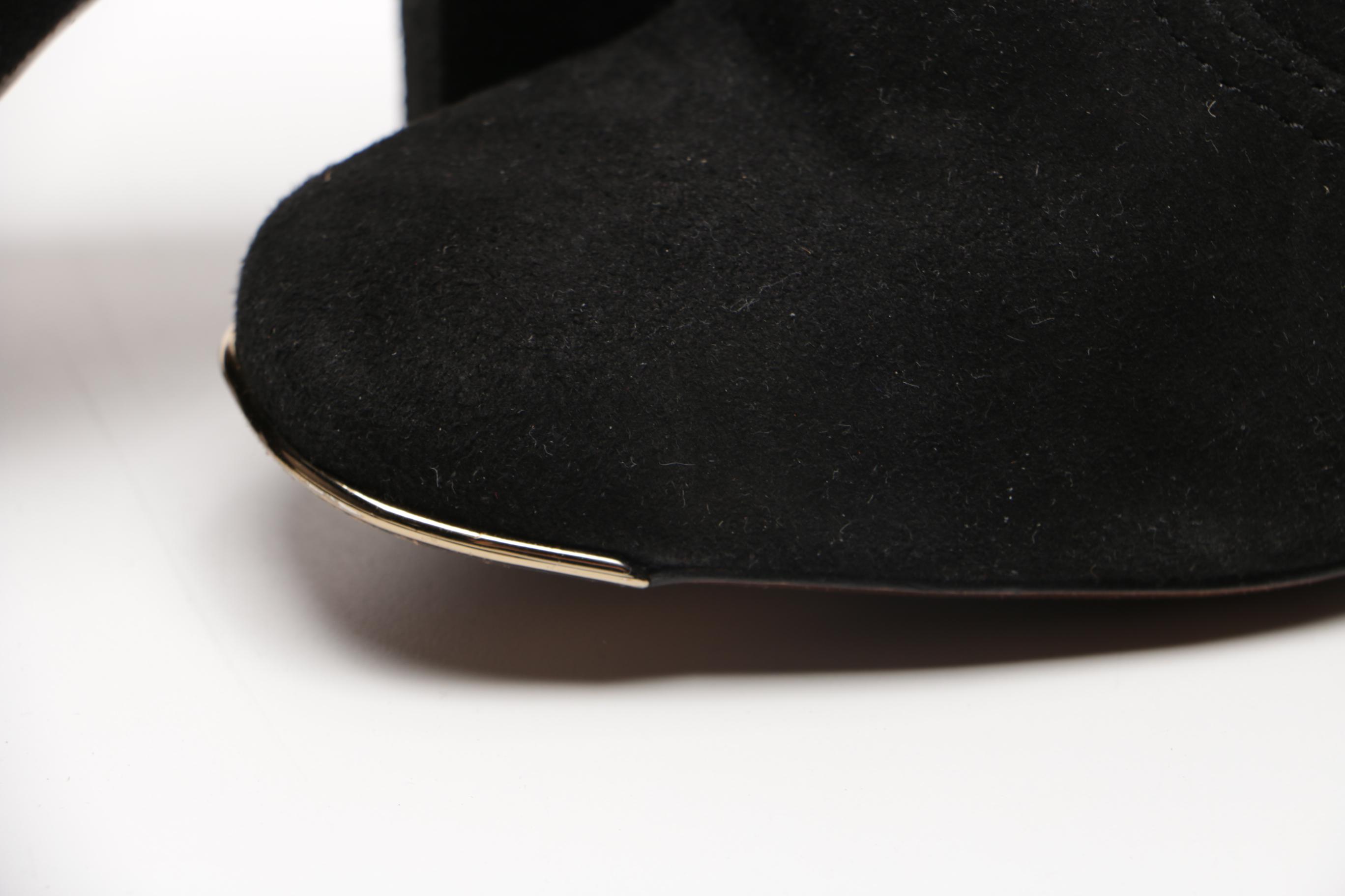 Tory Burch Black Suede Boots