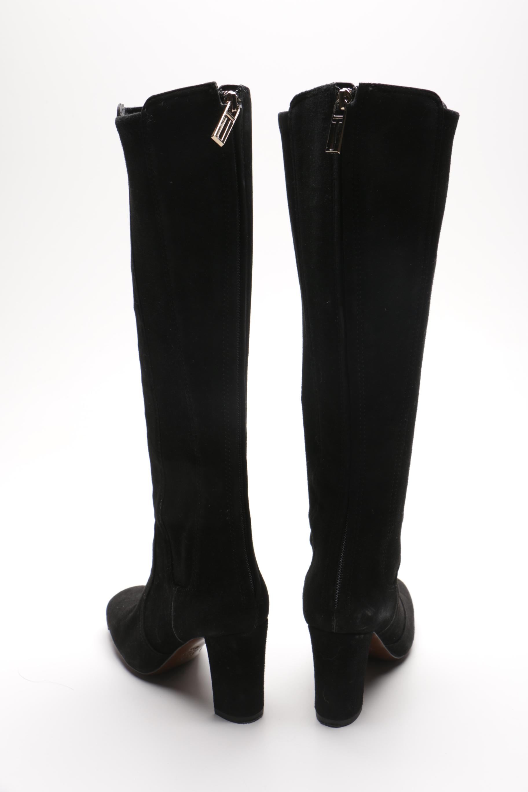 Tory Burch Black Suede Boots
