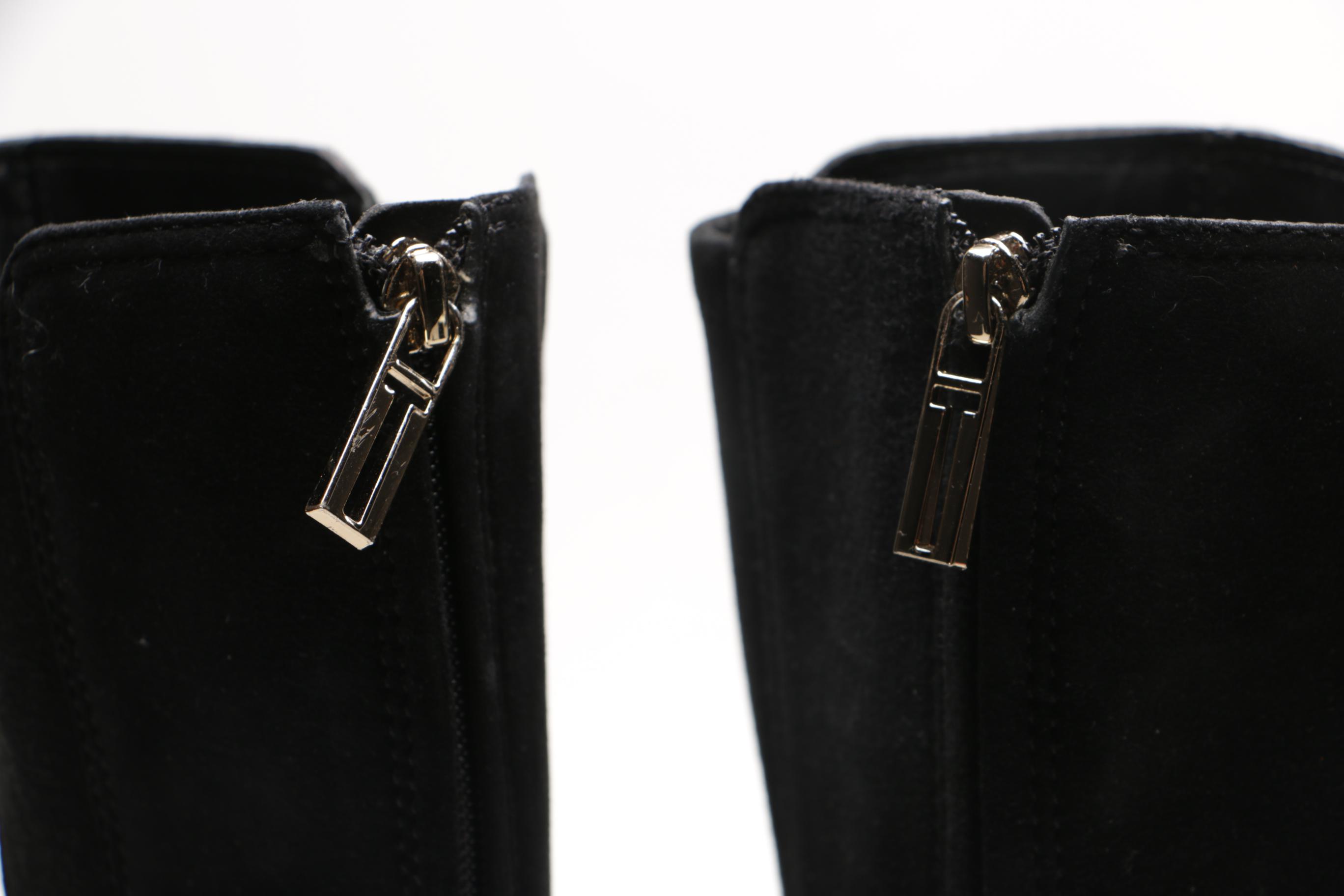 Tory Burch Black Suede Boots