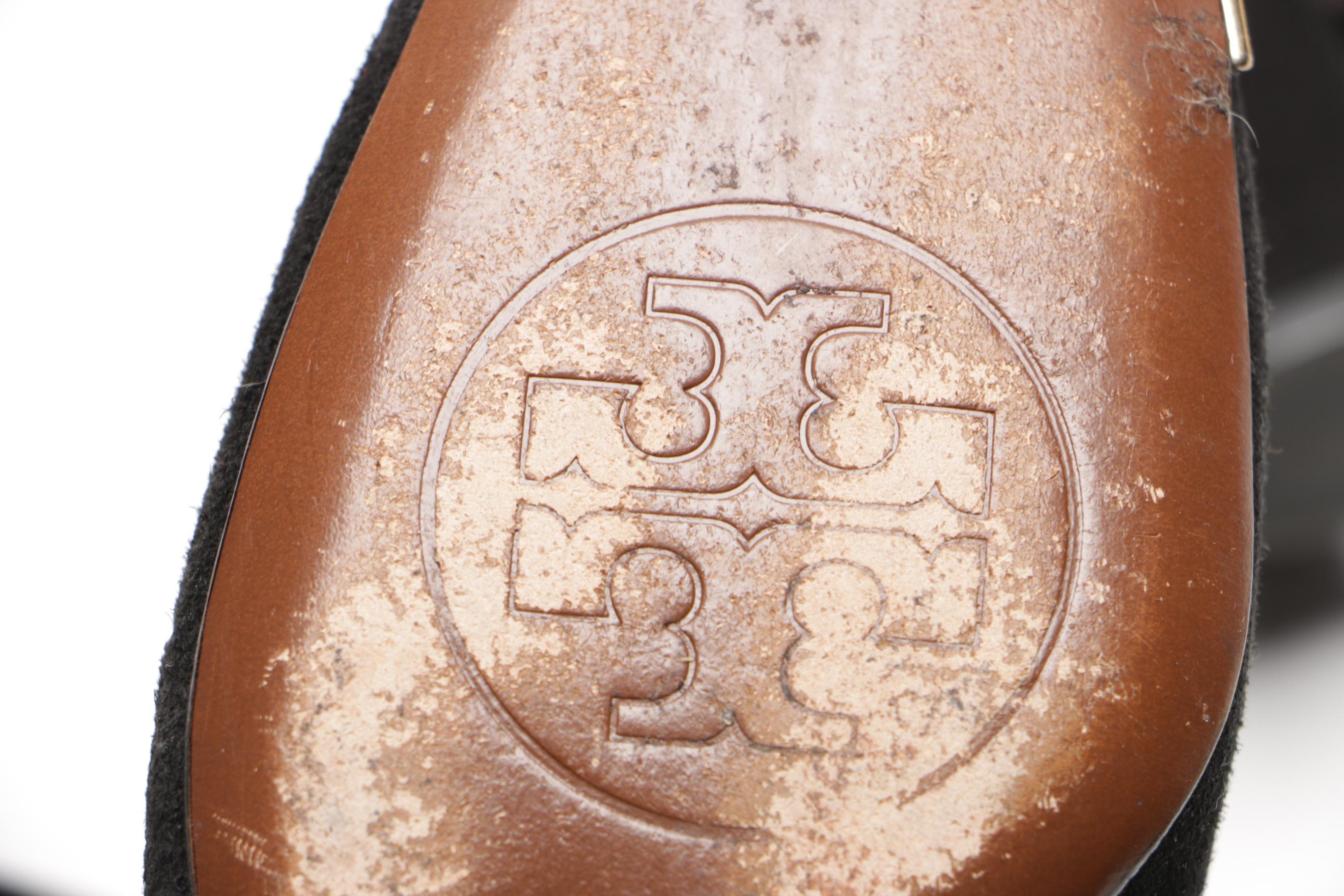 Tory Burch Black Suede Boots