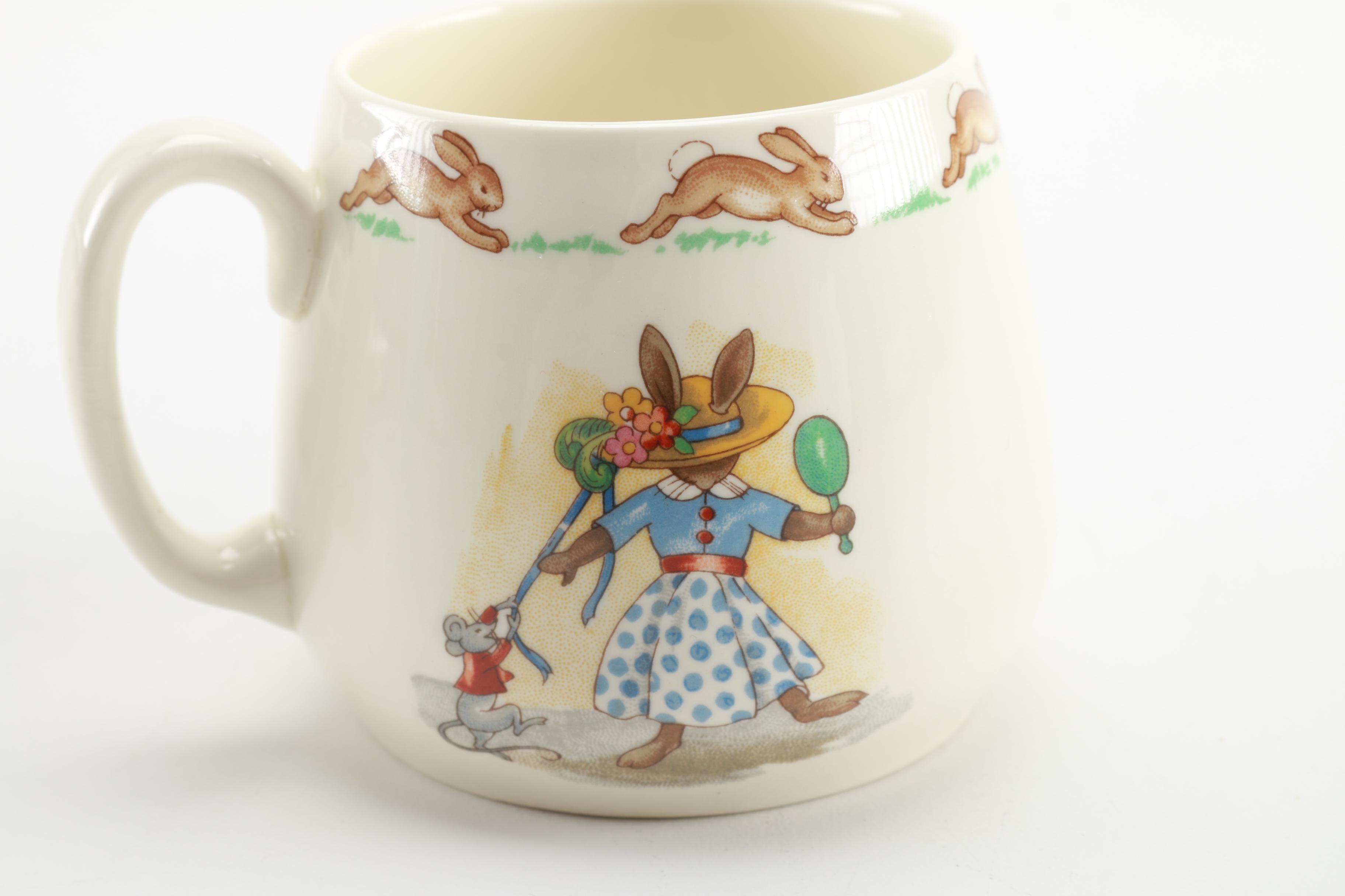 Hemsley's Bunnykins Child's Bowl and Mug