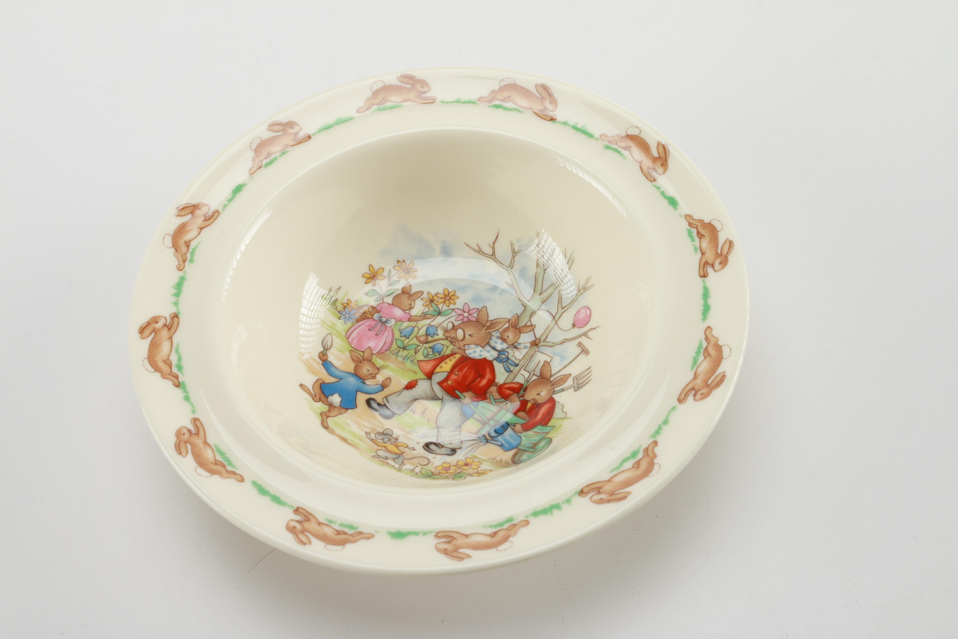 Hemsley's Bunnykins Child's Bowl and Mug