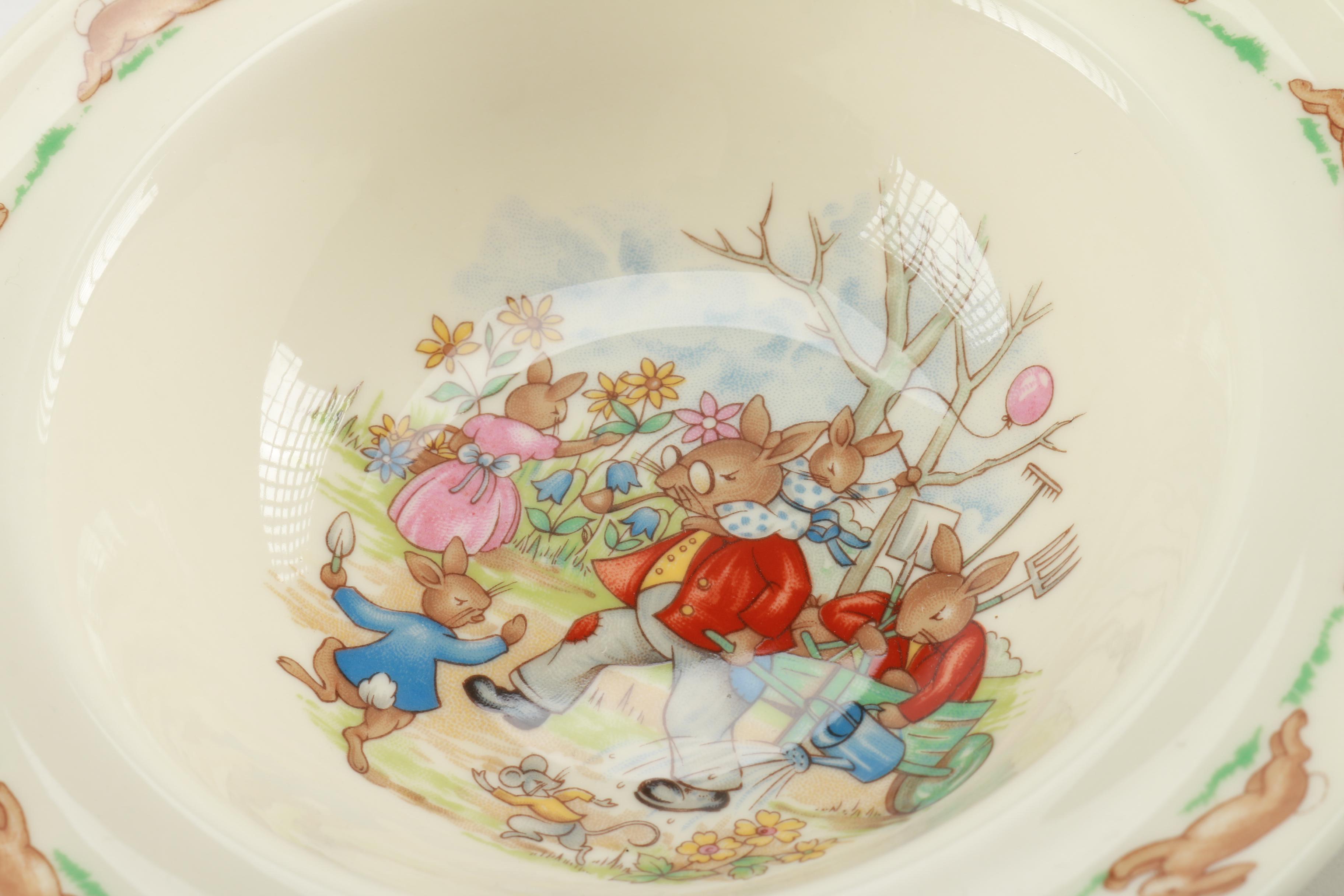 Hemsley's Bunnykins Child's Bowl and Mug
