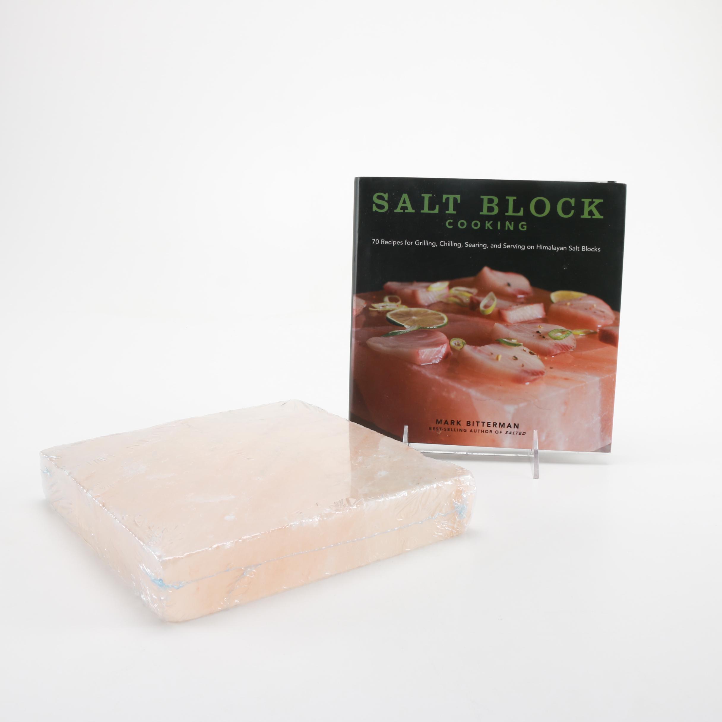"Salt Block Cooking" by Mark Bitterman with Himalayan Pink Salt Block