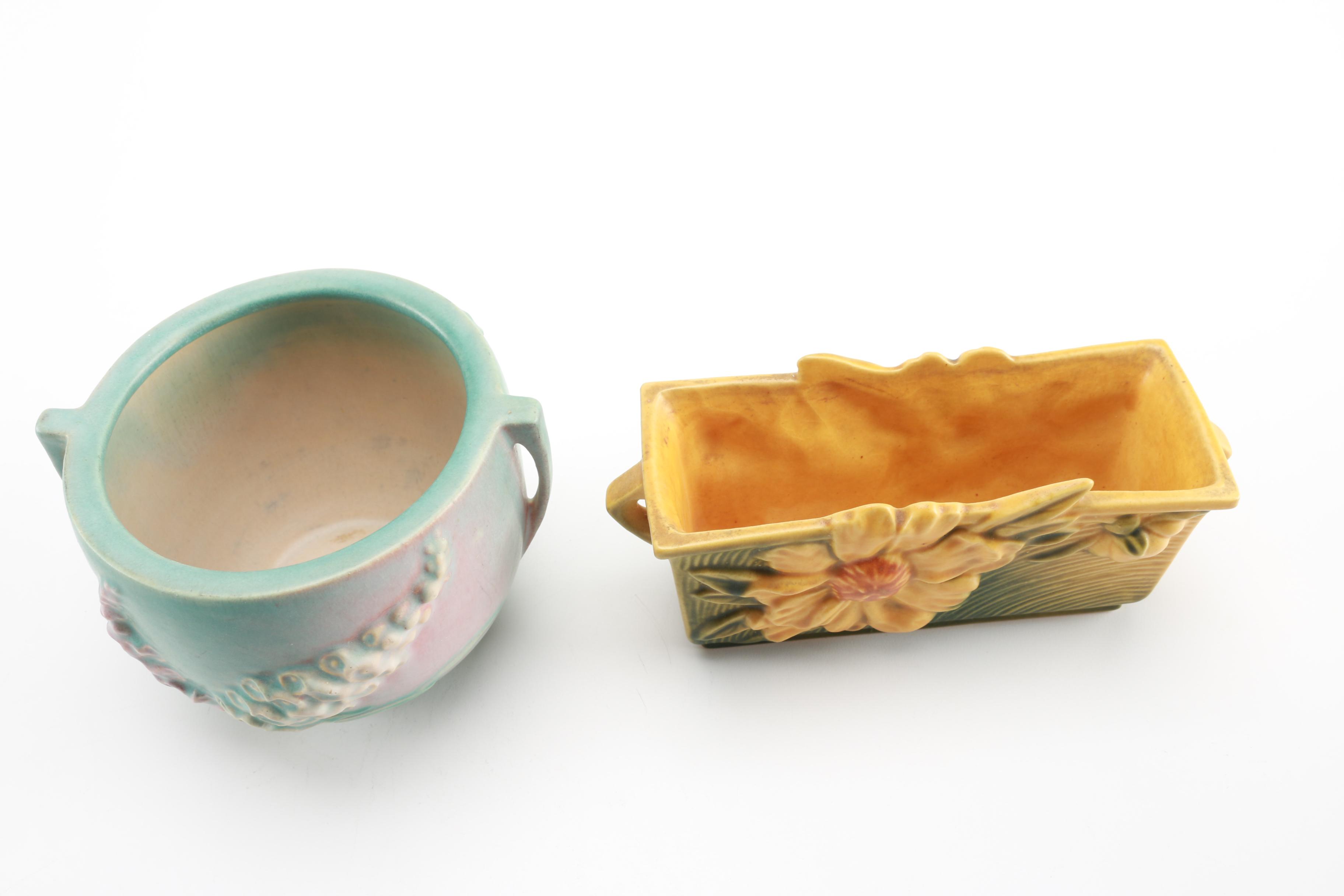 Collection Of Roseville Pottery