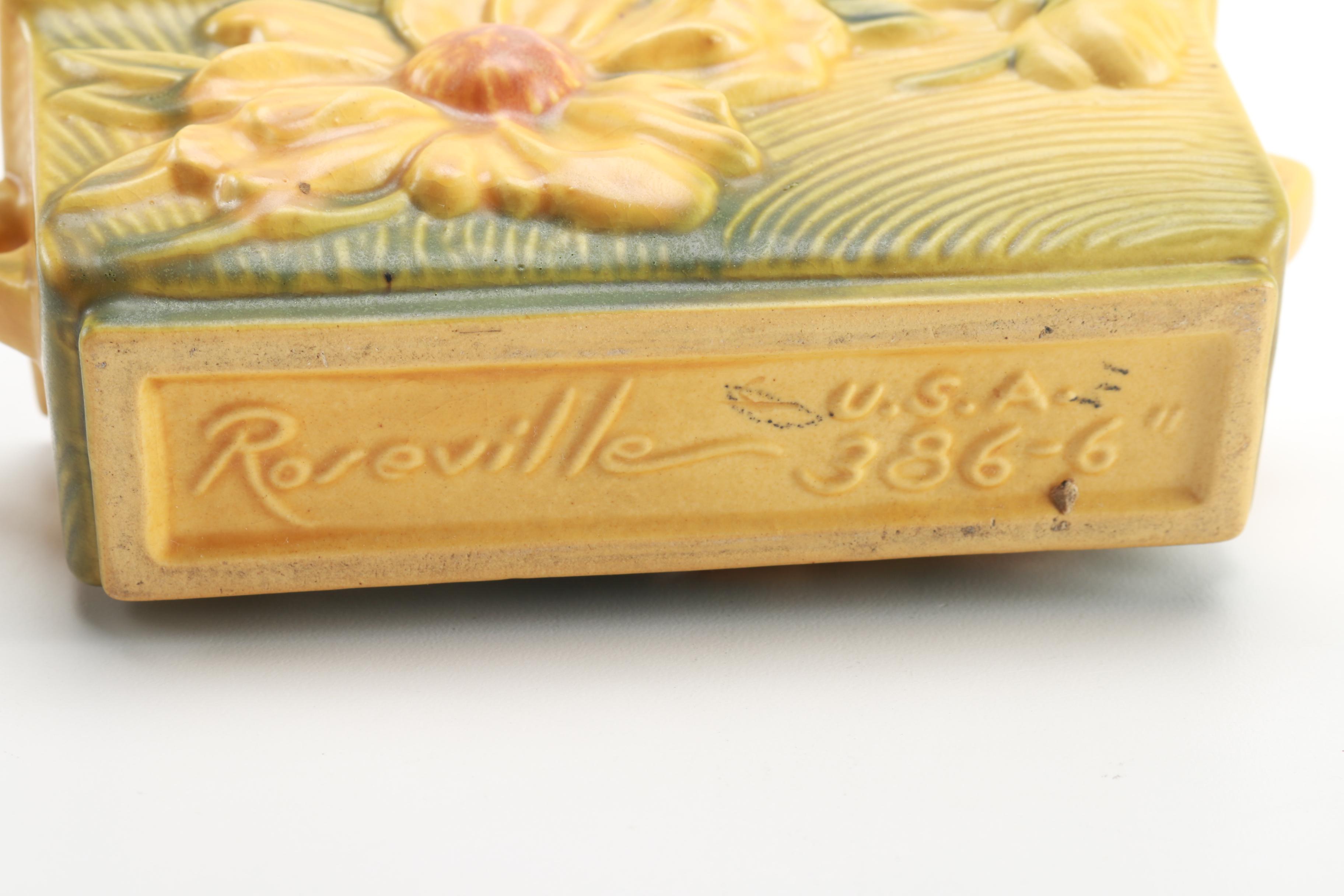 Collection Of Roseville Pottery