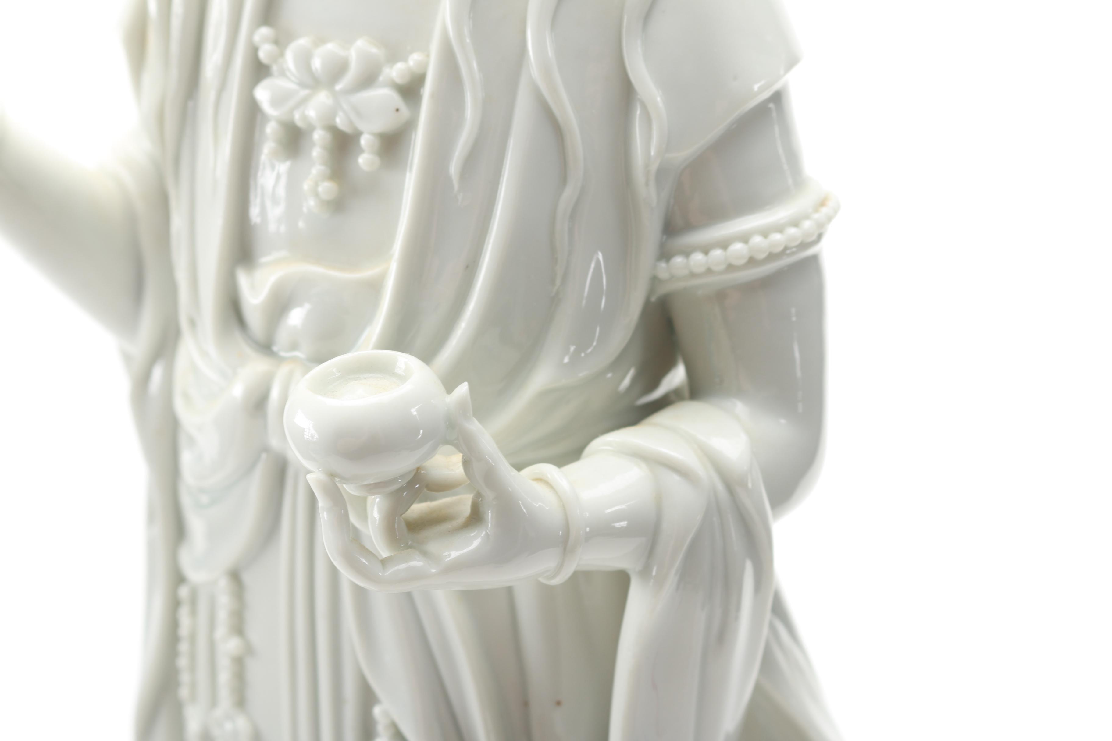 Chinese Blanc de Chine Porcelain Statuette