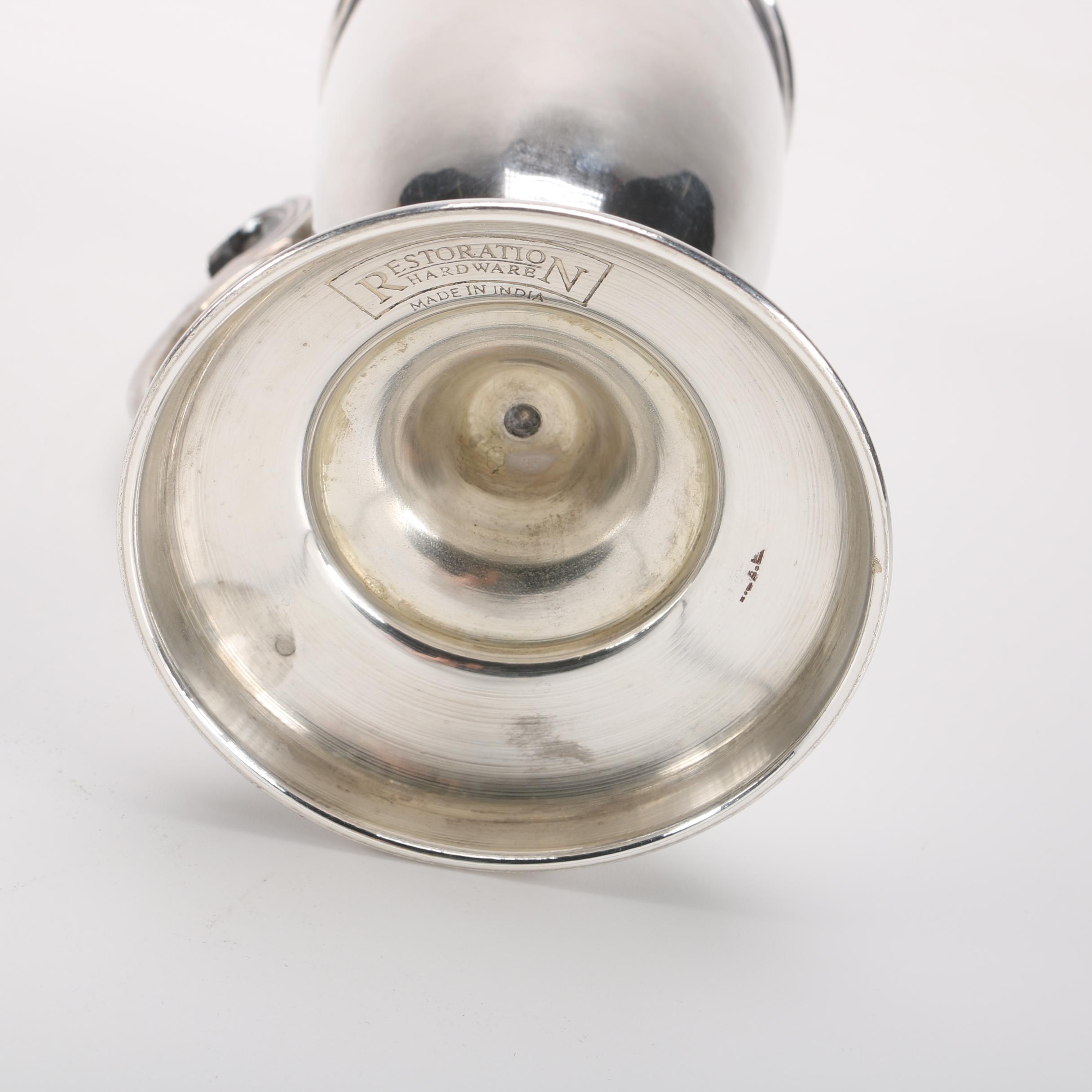 Restoration Hardware Stainless Steel Pitcher