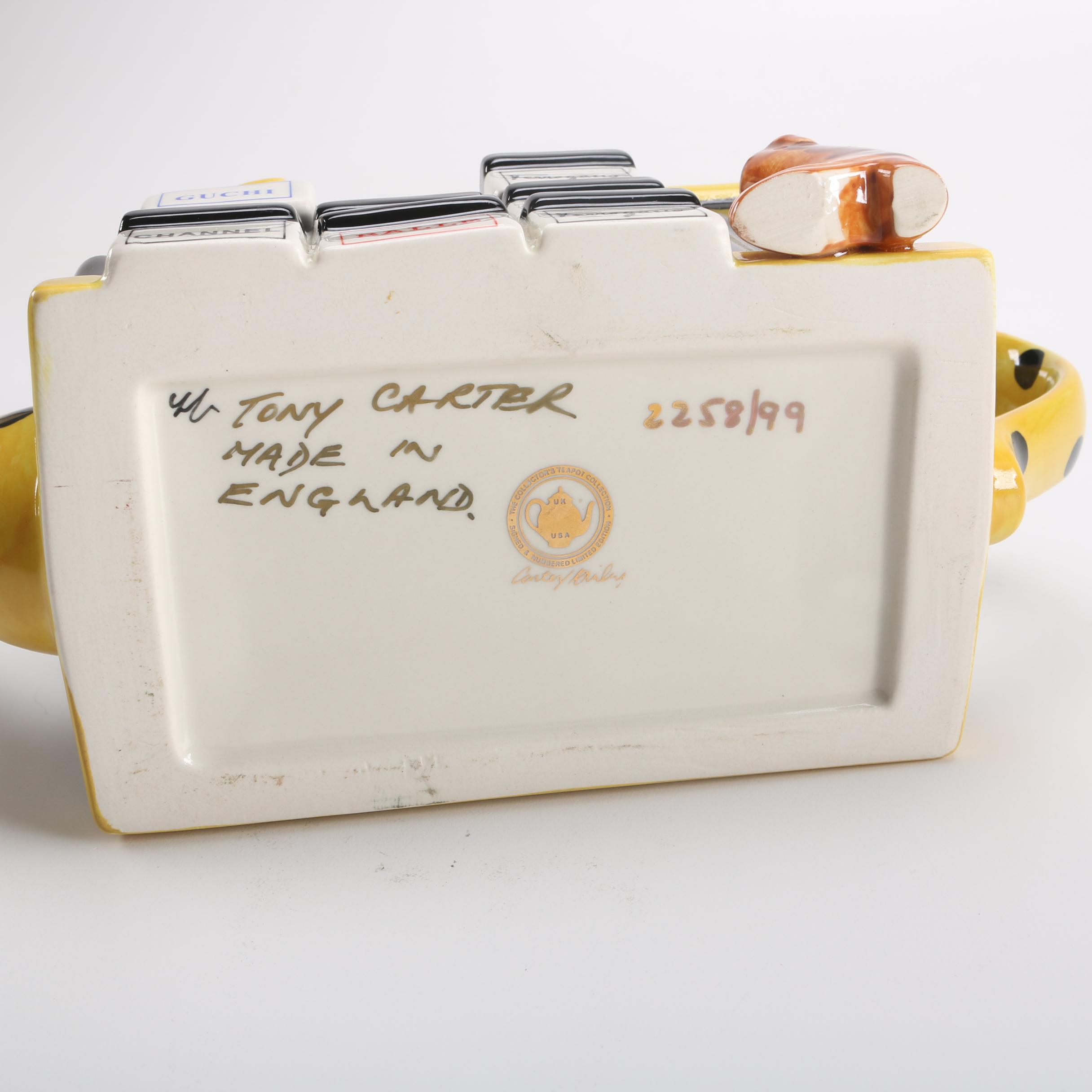 Tony Carter Shoe Teapot