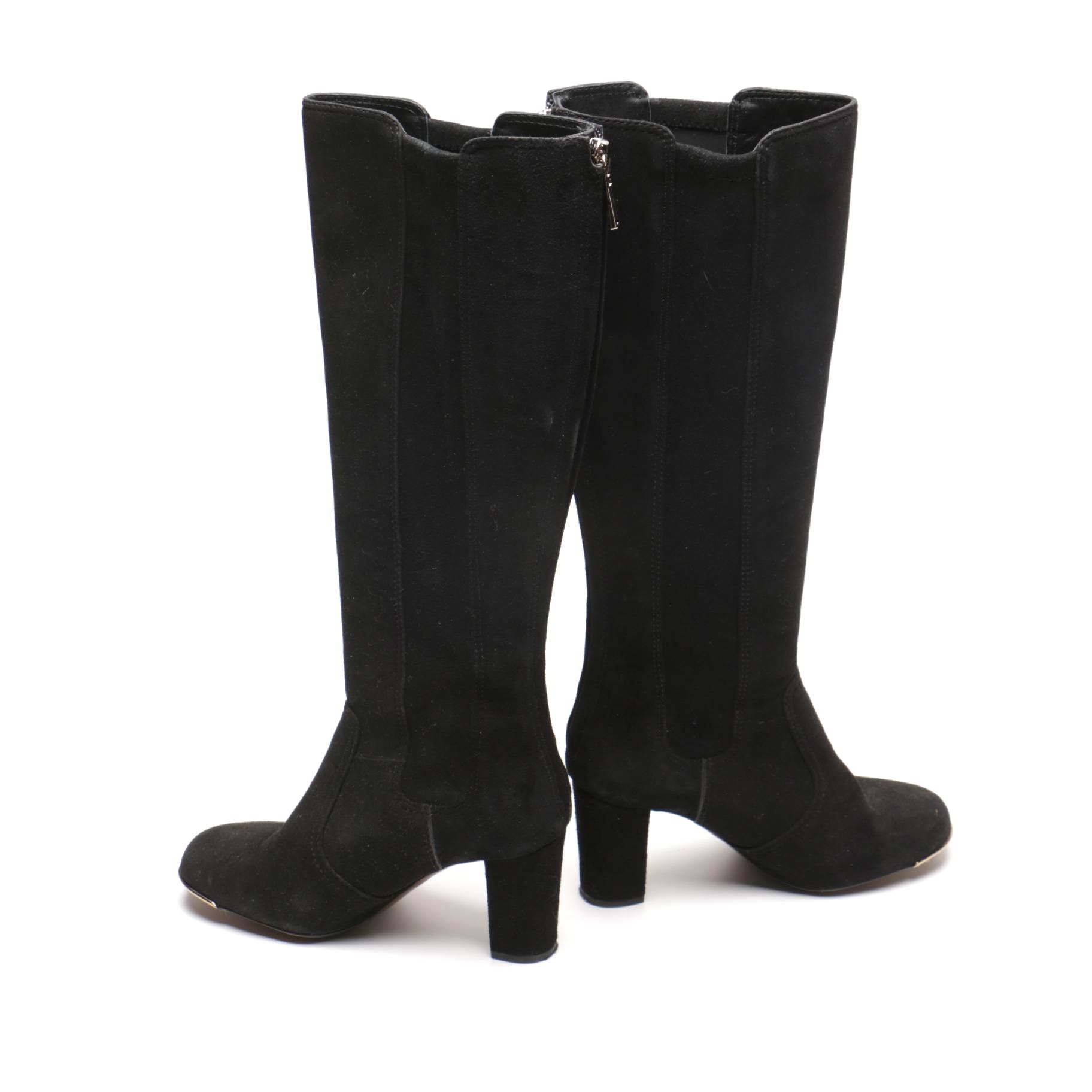 Tory Burch Black Suede Boots
