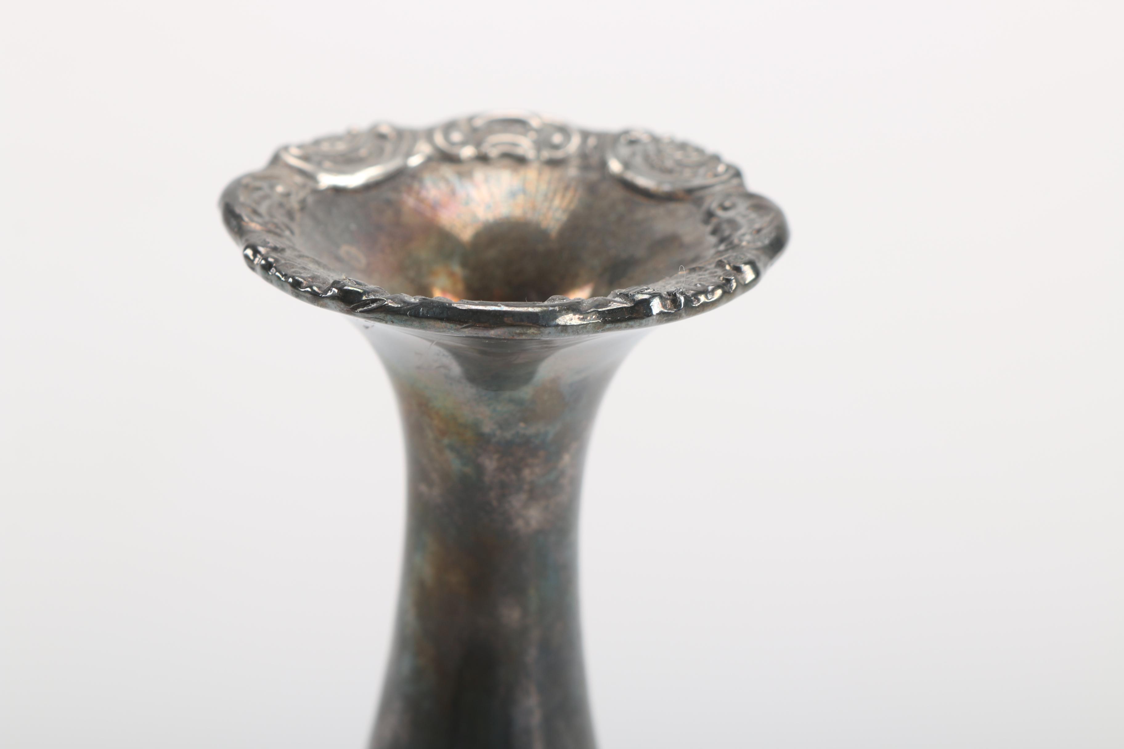 Collection of Silver Plated Candlesticks Including Wallace "Baroque"