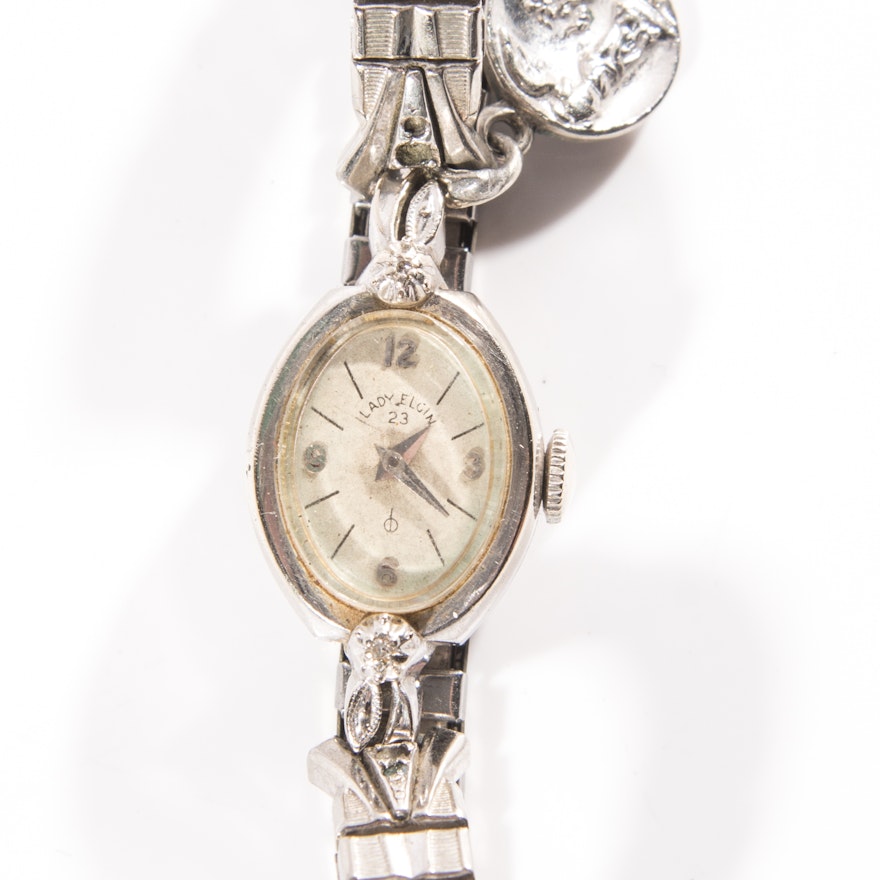 Vintage 10K Gold Lady Elgin Wristwatch