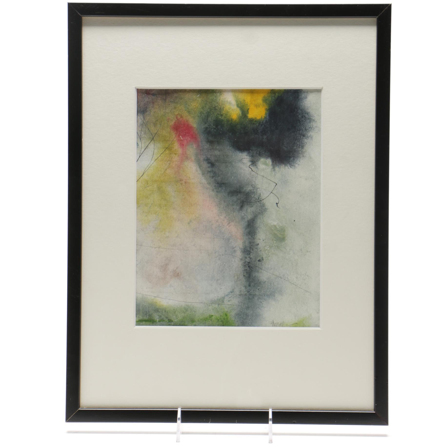 Paul Hallock Watercolor on Paper