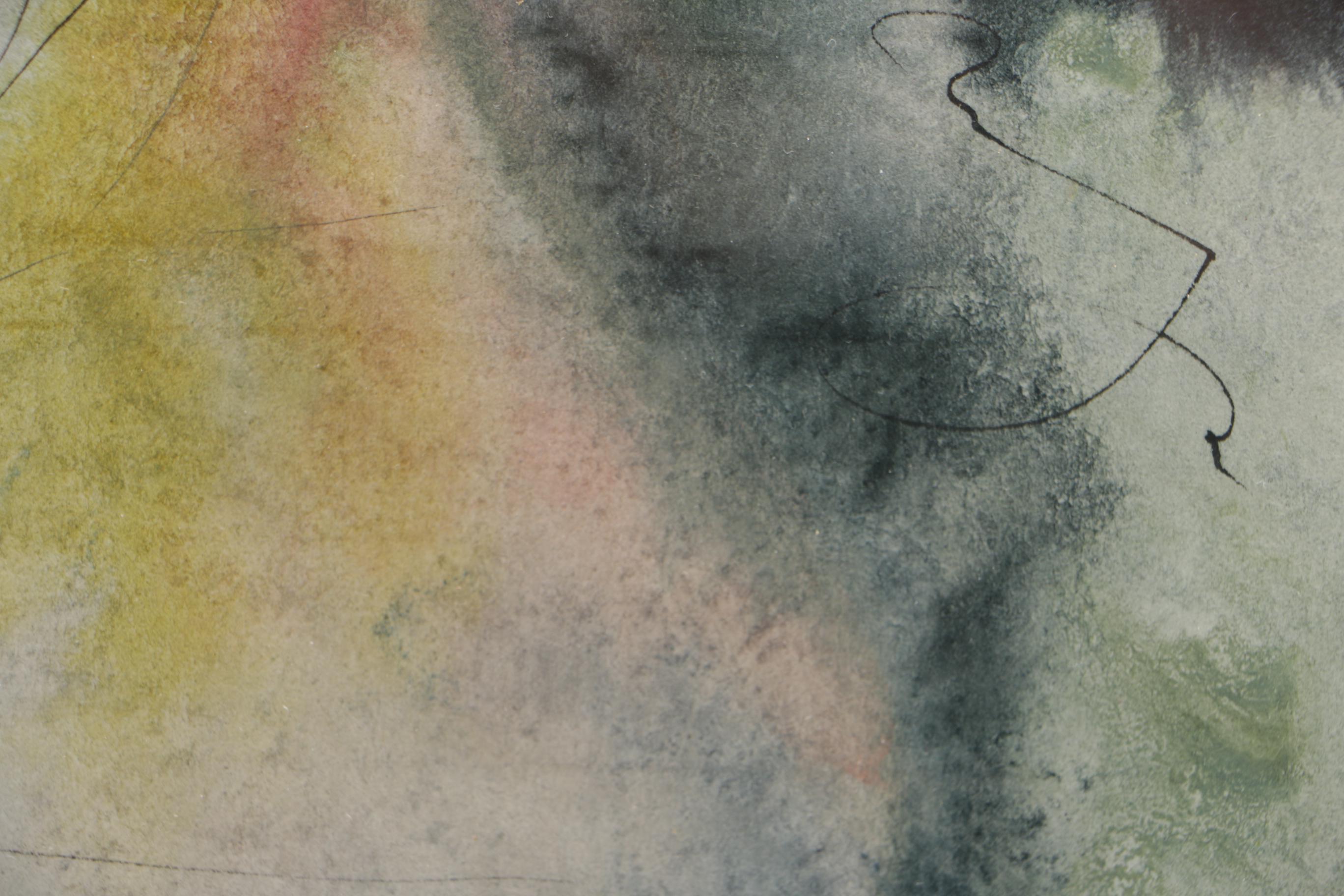 Paul Hallock Watercolor on Paper