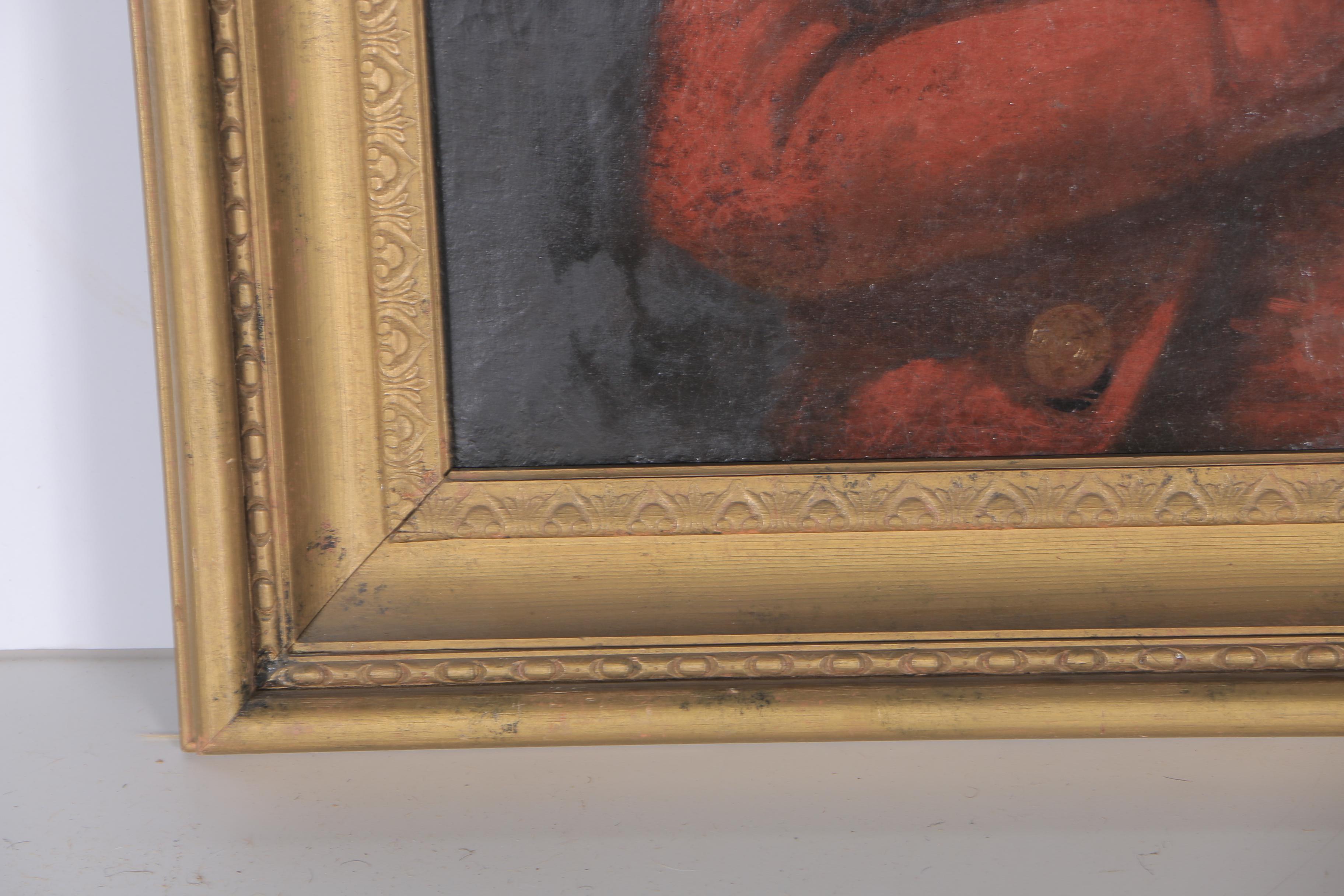 Late 18th Century English Oil on Canvas Portrait of a Young Man