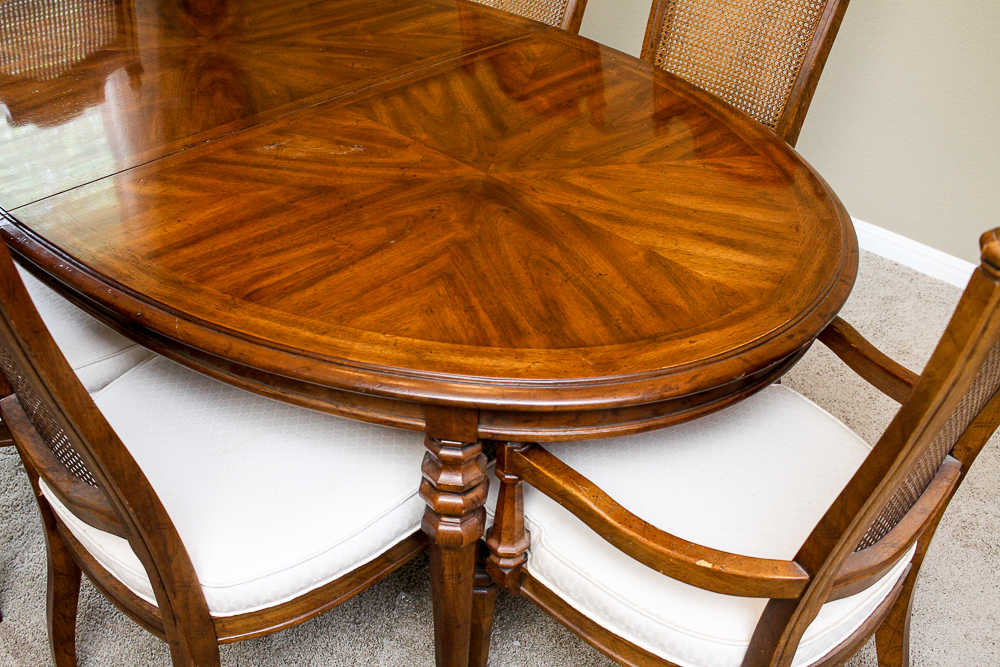 Drexel Heritage Dining Table and Chairs