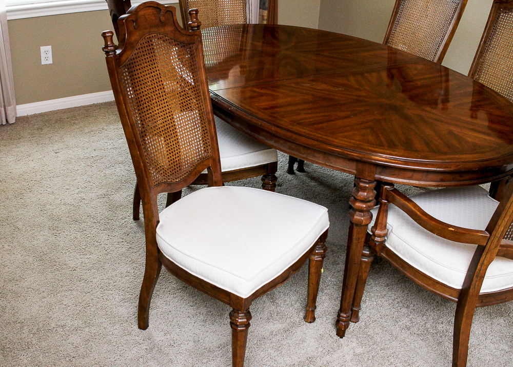 Drexel Heritage Dining Table and Chairs