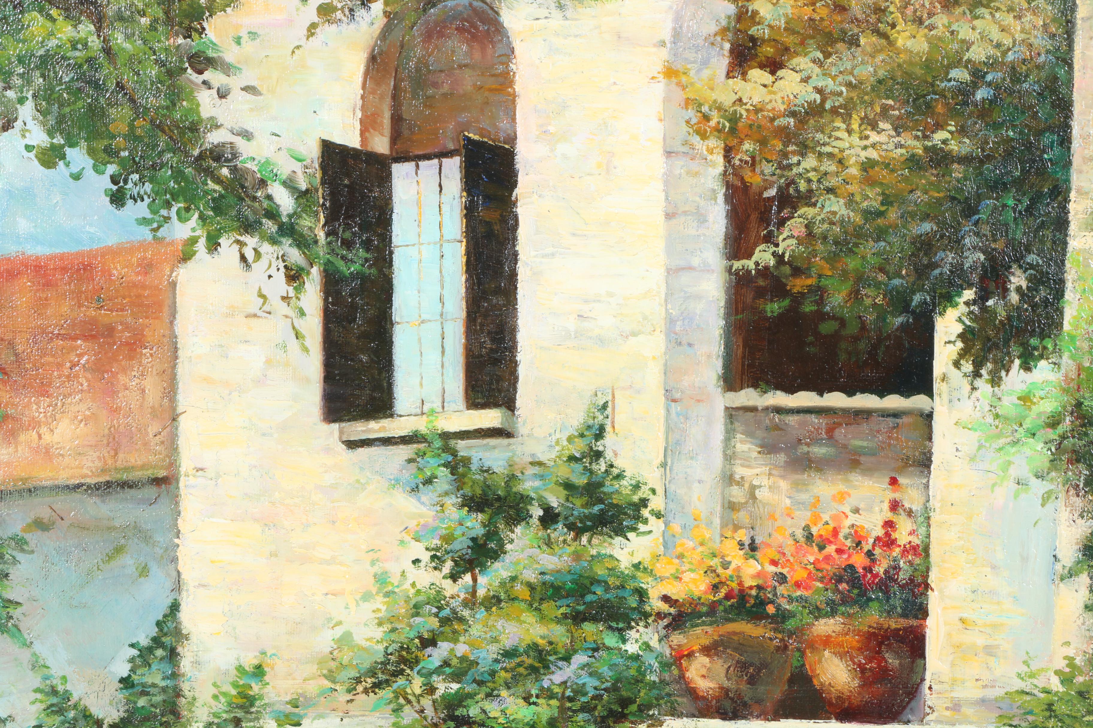 R. Watson Oil Painting on Canvas "Sarolla Museum"