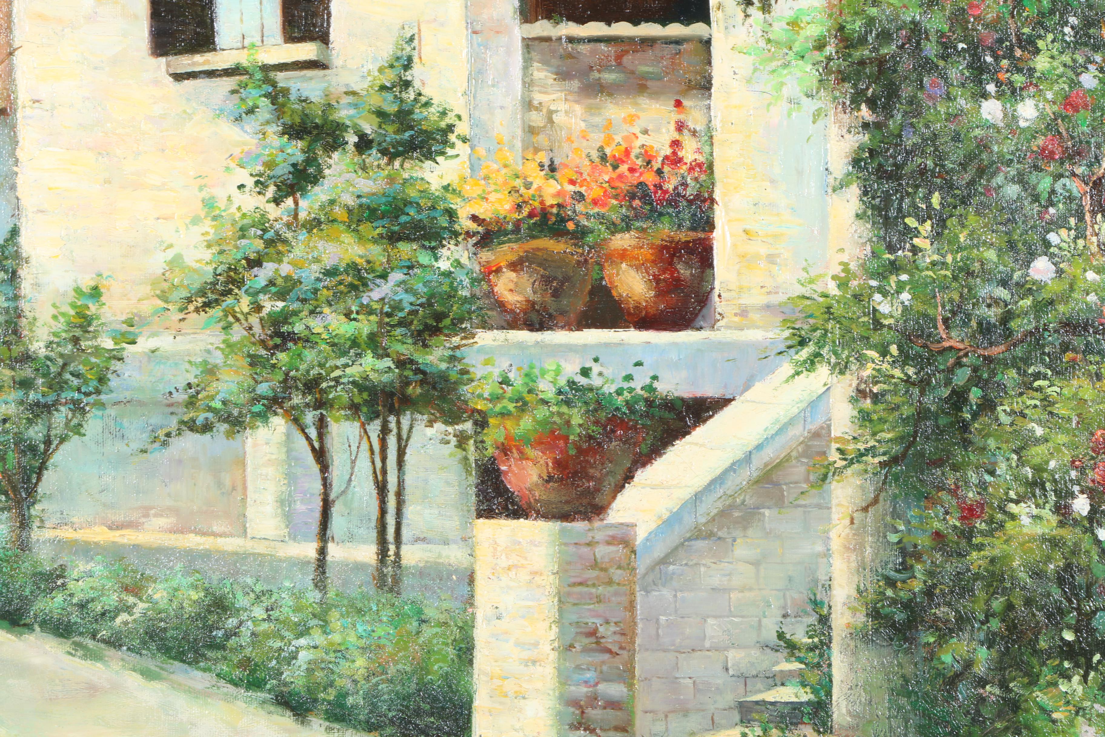 R. Watson Oil Painting on Canvas "Sarolla Museum"