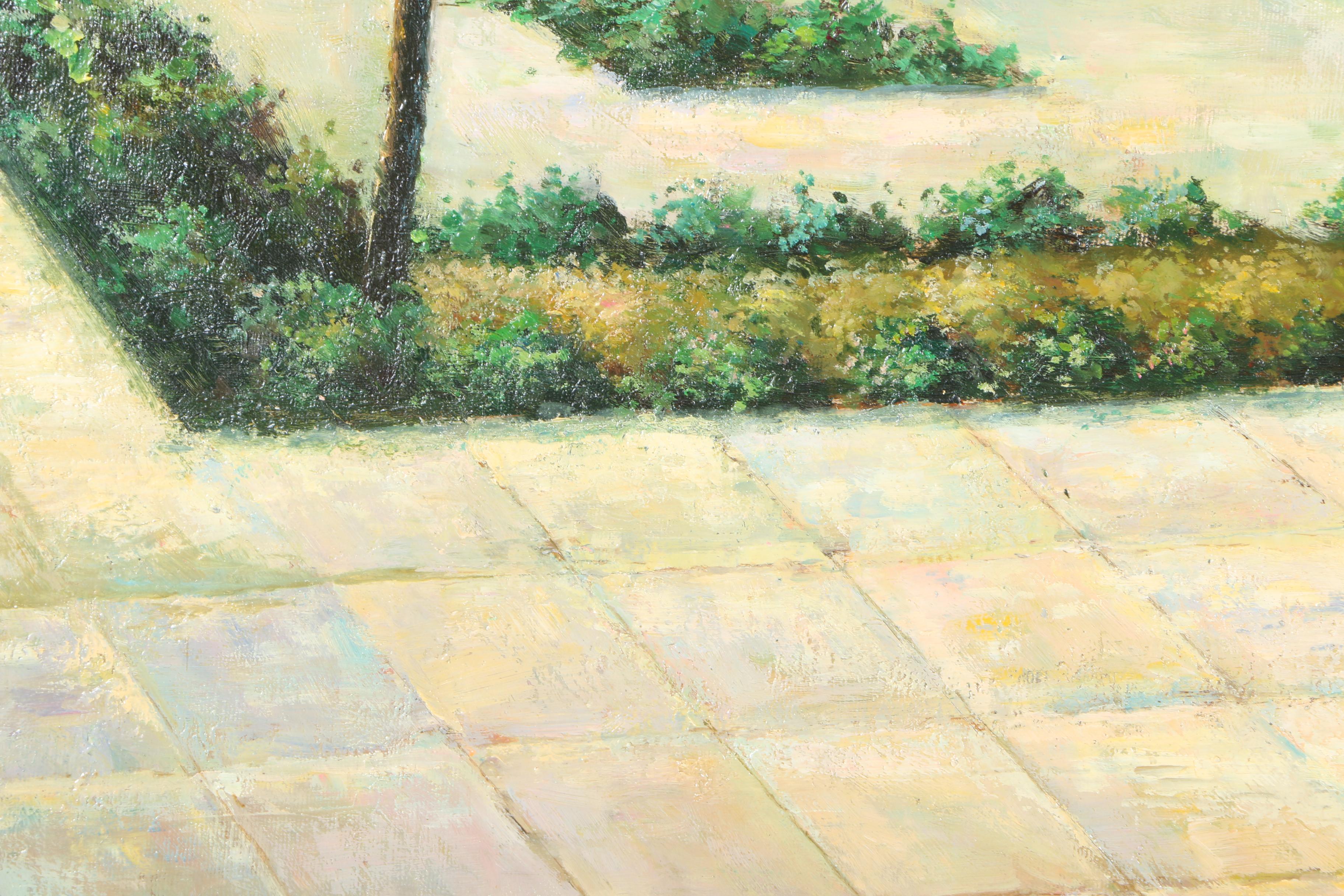 R. Watson Oil Painting on Canvas "Sarolla Museum"